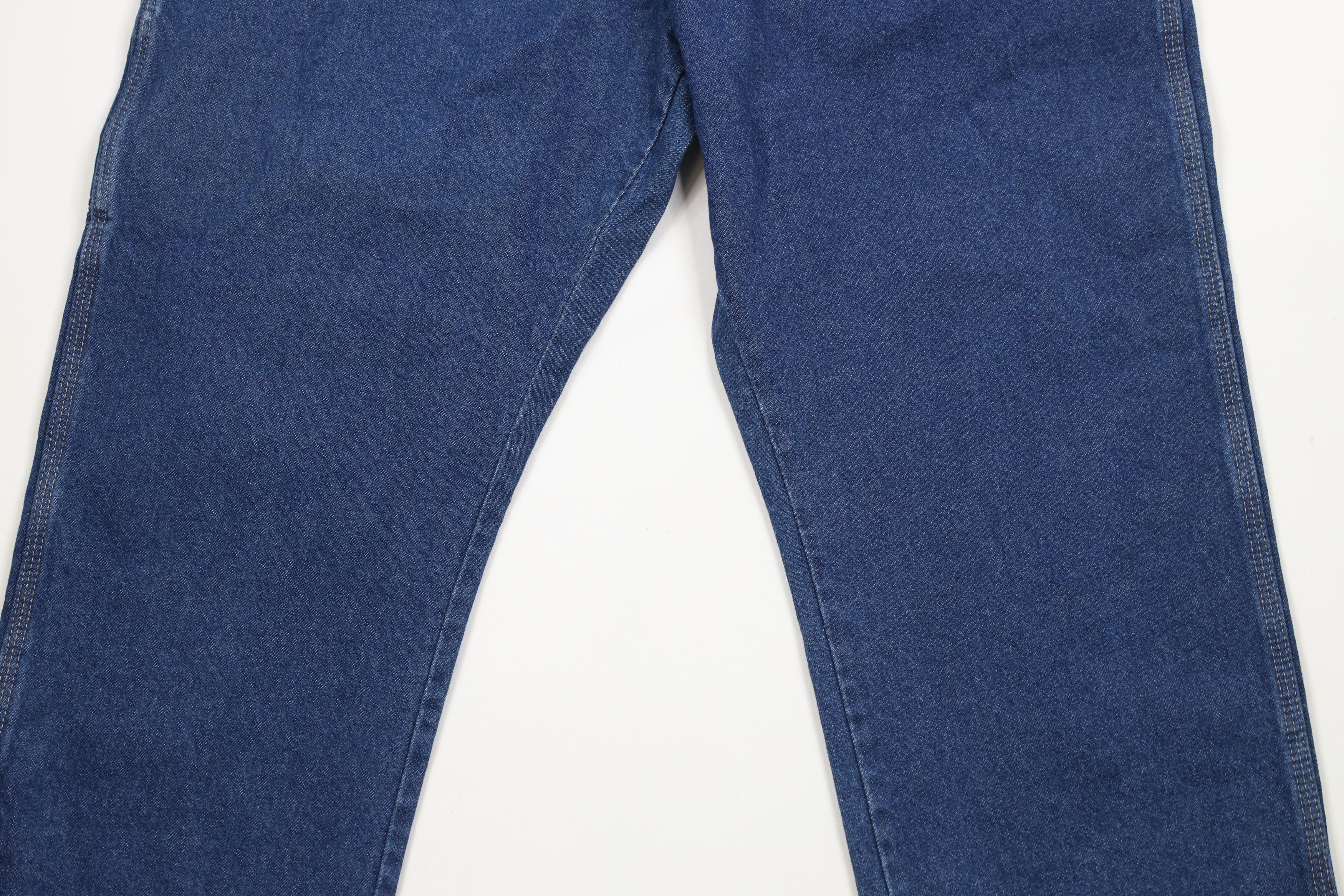 Dickies × Vintage Deadstock Vintage Y2K Dickies Wide Leg Dungaree Denim Jeans Size US 42 / EU 58 - 3 Thumbnail