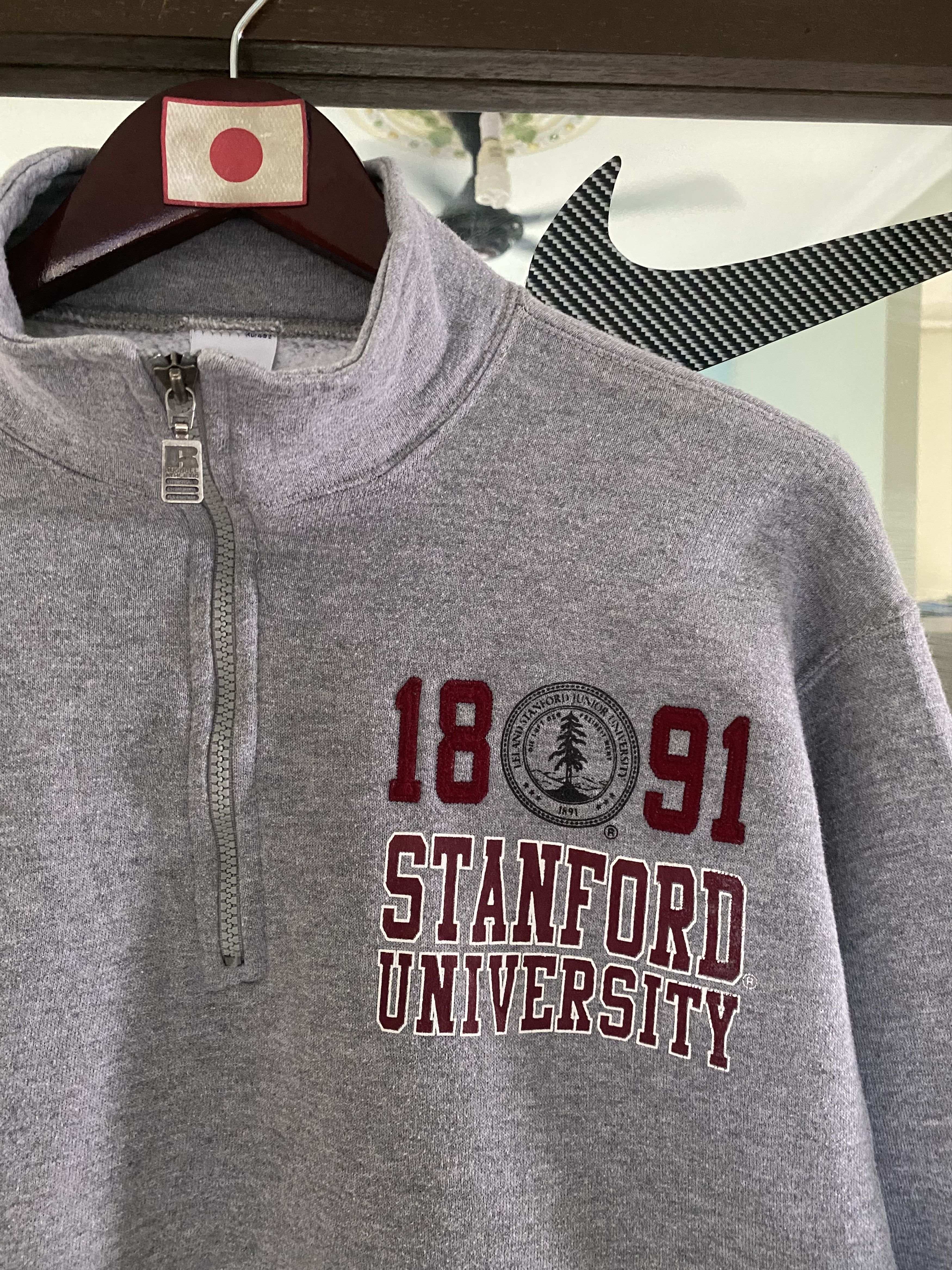 Russell Athletic × Stafford Vintage Stanford University Russell Athletic Half Zip Size US M / EU 48-50 / 2 - 2 Thumbnail