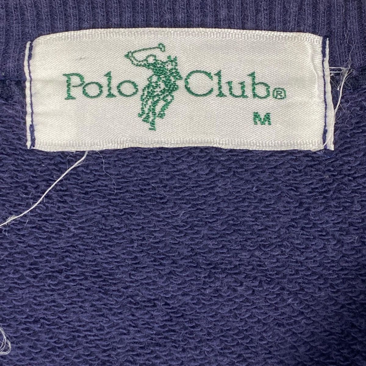 Beverly Hills Polo Club × Vintage Vintage Polo Club Embroidered Crewneck Sweatshirt Navy Blue Size US L / EU 52-54 / 3 - 8 Thumbnail