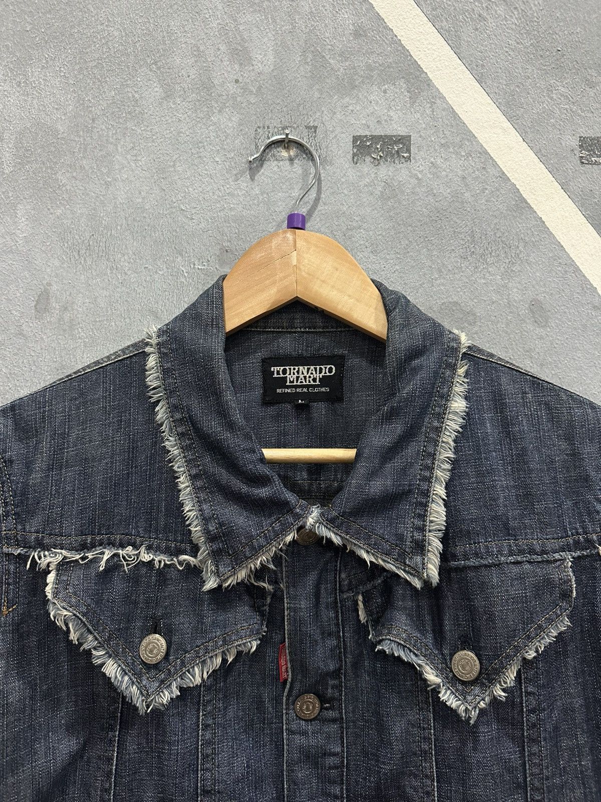 Tornado Mart Tornado Mart Fur Denim Jacket Size M / US 6-8 / IT 42-44 - 2 Thumbnail