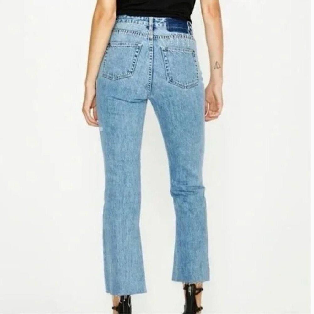 Ksubi KSUBI Skinny Flare Kickn Placid Acid 098 Jeans Size 26 Size 26" / US 2 / IT 38 - 3 Thumbnail