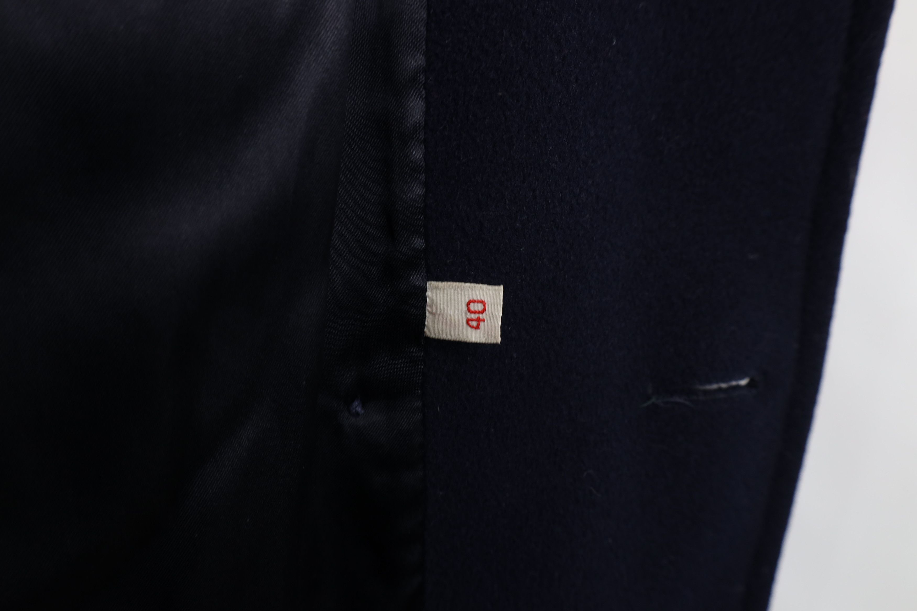 Vintage Vintage 70s Streetwear Heavy Wool Overcoat Jacket Blue USA Size US XL / EU 56 / 4 - 11 Thumbnail