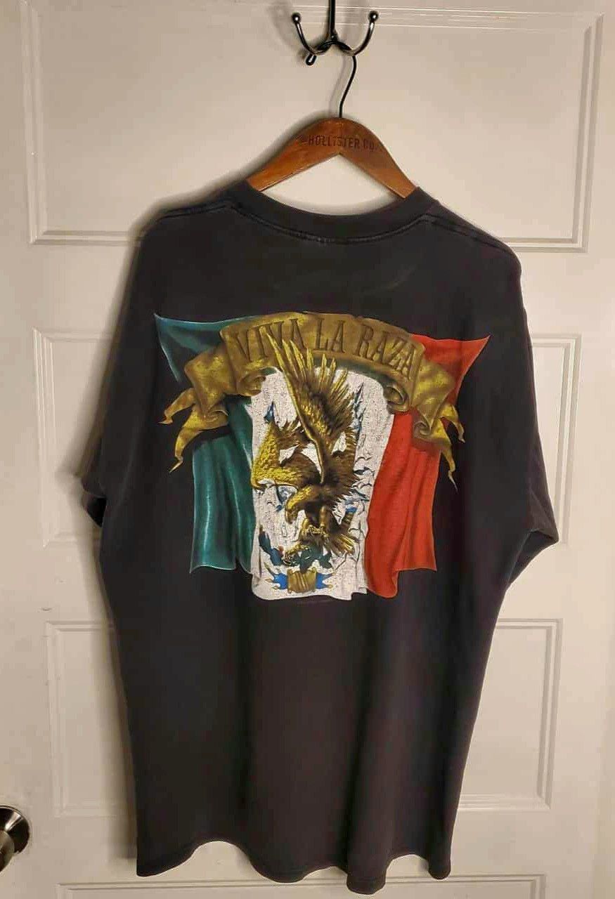 Homies Vintage 90s Viva La Raza Chicano Cholo Homies Lowrider Size US XXL / EU 58 / 5 - 3 Thumbnail