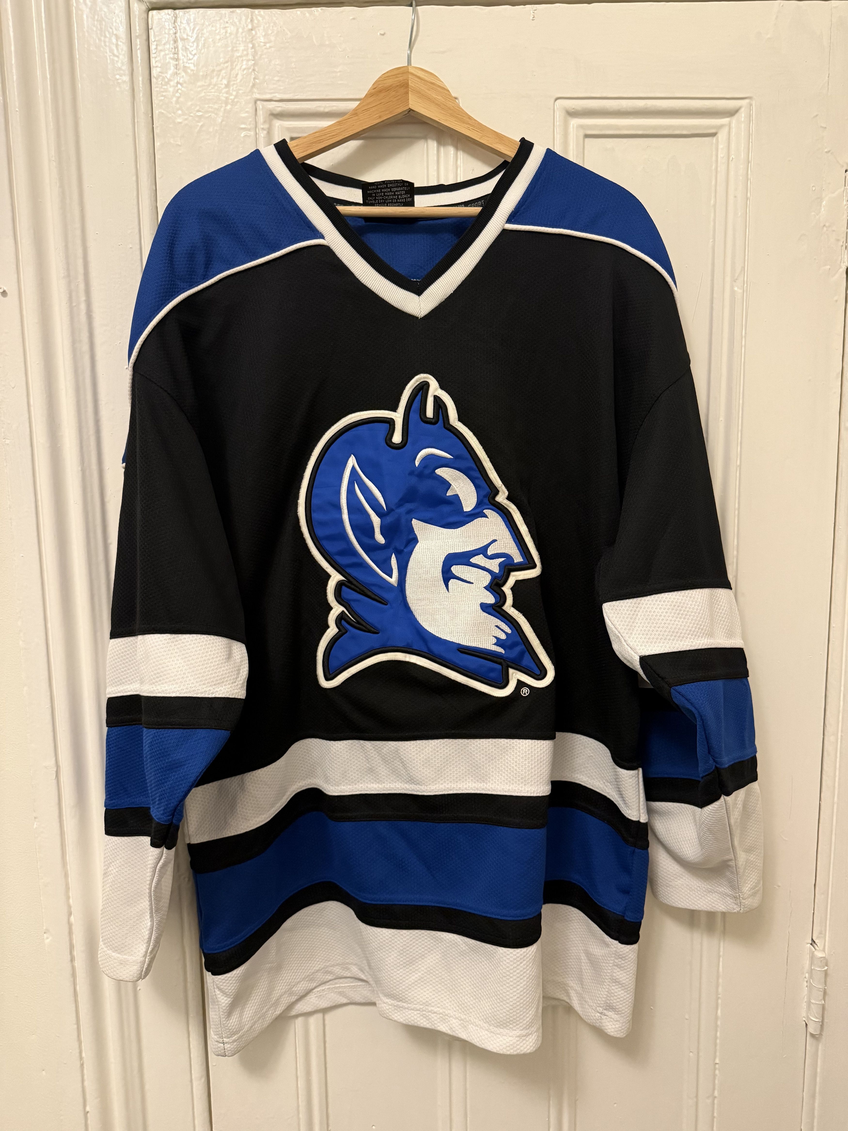 Vintage Duke University Blue Devils Hockey Jersey Shirt