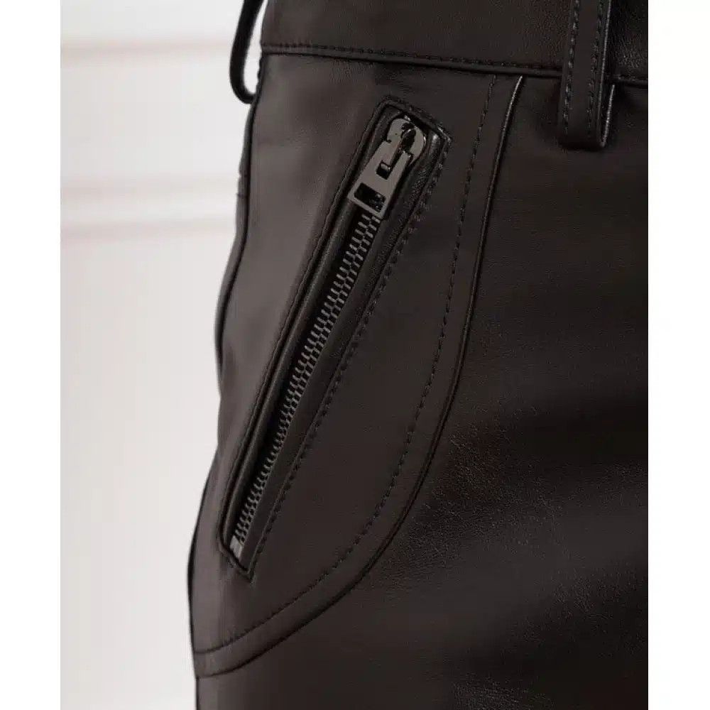Tom Ford o1loc1c0625 GCL847 Leather Pencil Skirt in Black Size 25" / US 0 / IT 36 - 5 Thumbnail