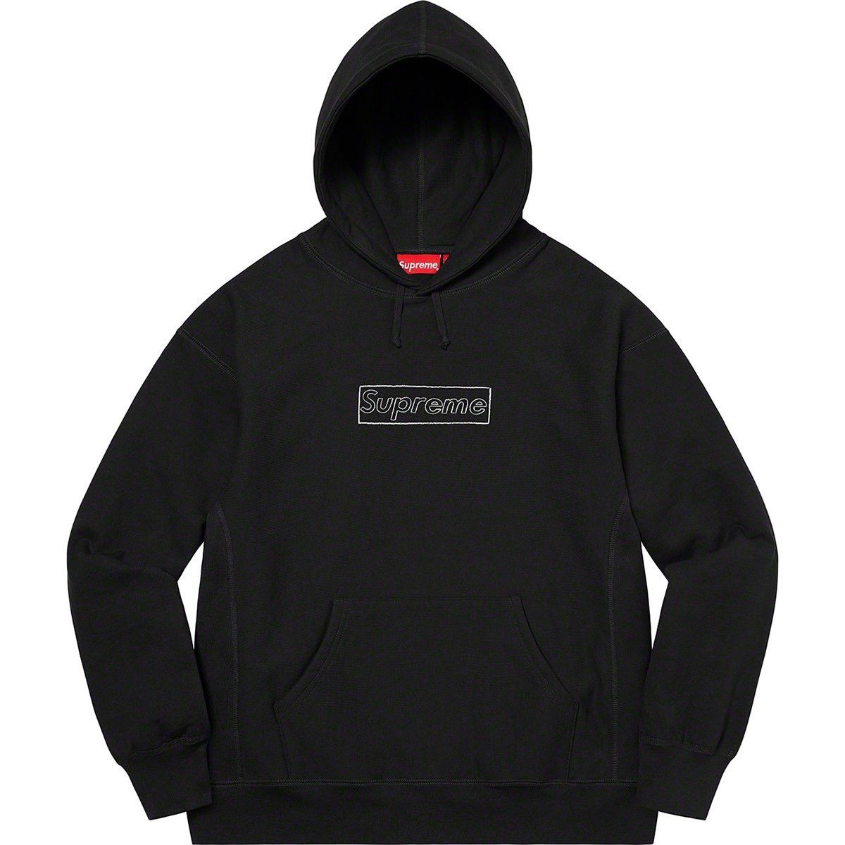Kaws × Supreme Supreme Kaws Box Logo Hoodie (Chalk Logo Hoodie) Size US XXL / EU 58 / 5 - 1 Thumbnail