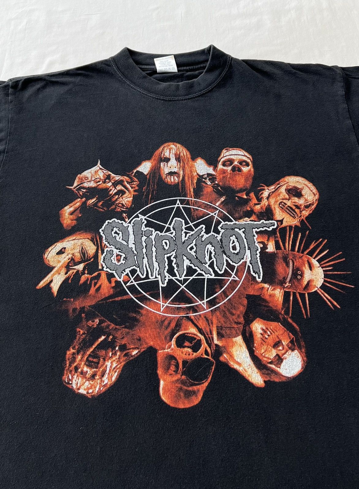 Band Tees Vintage 2001 Slipknot Iowa Goat Rock Band Black T-shirt Size US L / EU 52-54 / 3 - 5 Thumbnail
