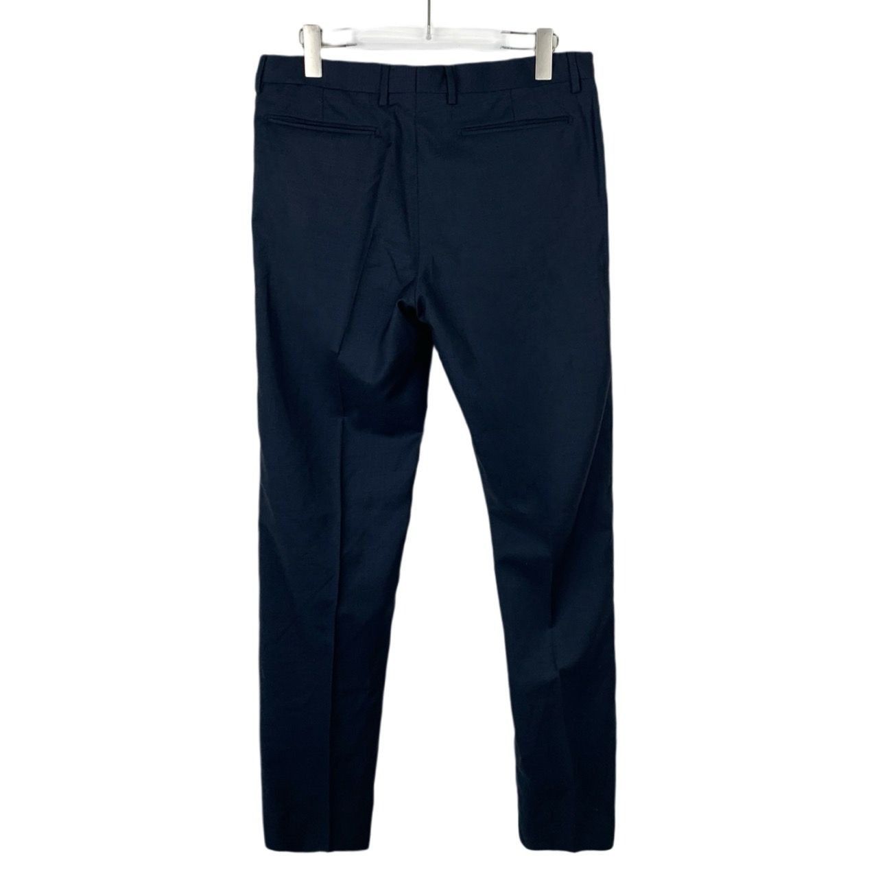 Dior Dior Mens Navy Blue Virgin Wool Straight-Leg Suit Trousers 4 Size US 32 / EU 48 - 6 Thumbnail