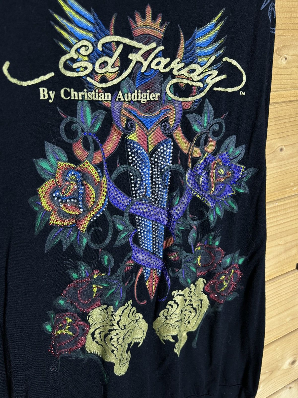 Ed Hardy Ed Hardy knife roses stretch dress Size ONE SIZE - 4 Thumbnail