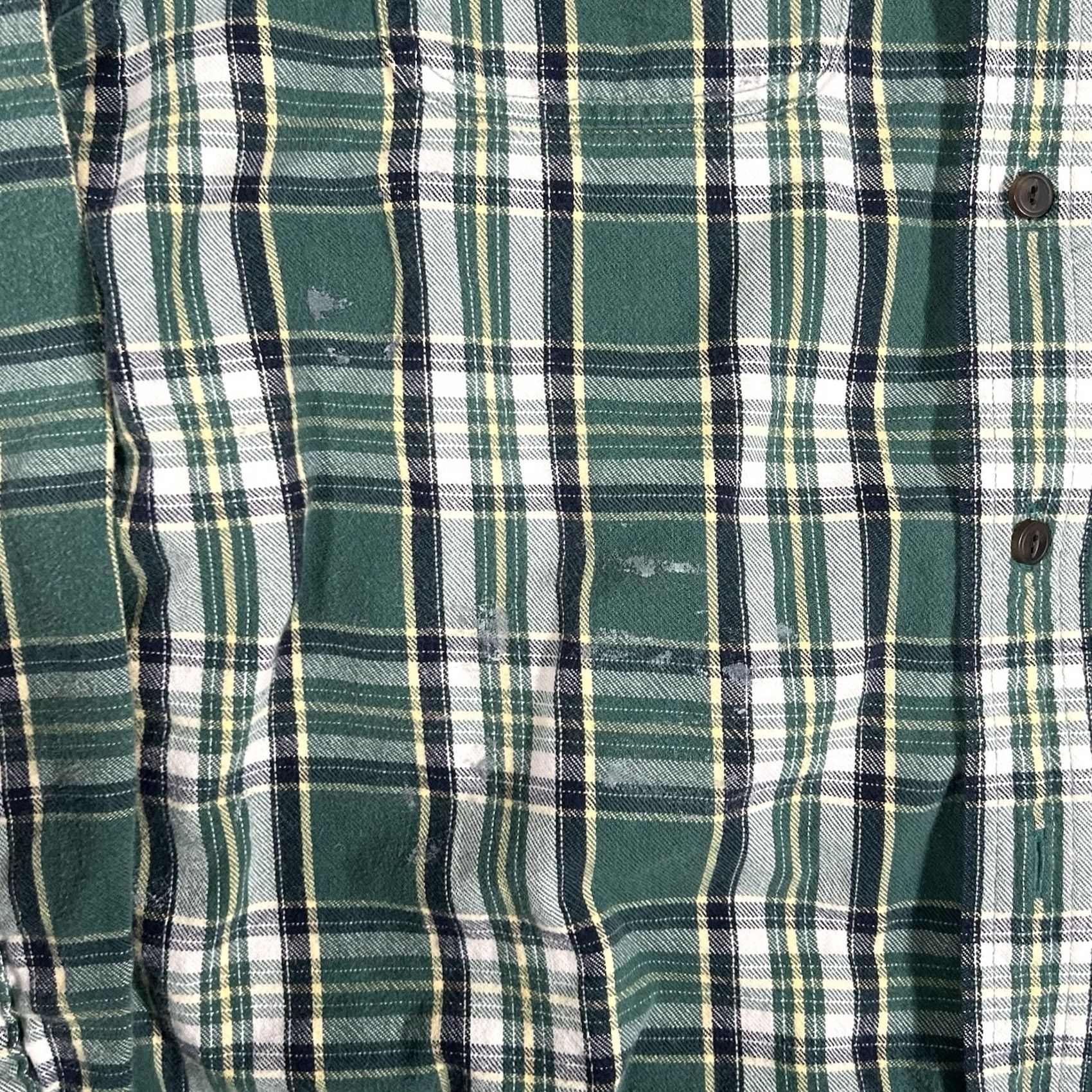 Vintage L.L. Bean Flannel Shirt Green Medium Mens Long Sleeve Button-Up Regular Size M Size US M / EU 48-50 / 2 - 5 Thumbnail