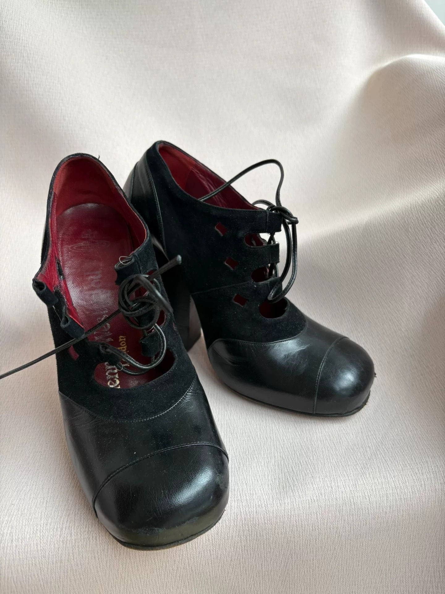 Vivienne Westwood vivienne westwood black lace-up heels size 36 Size US 6 / IT 36 - 1 Thumbnail