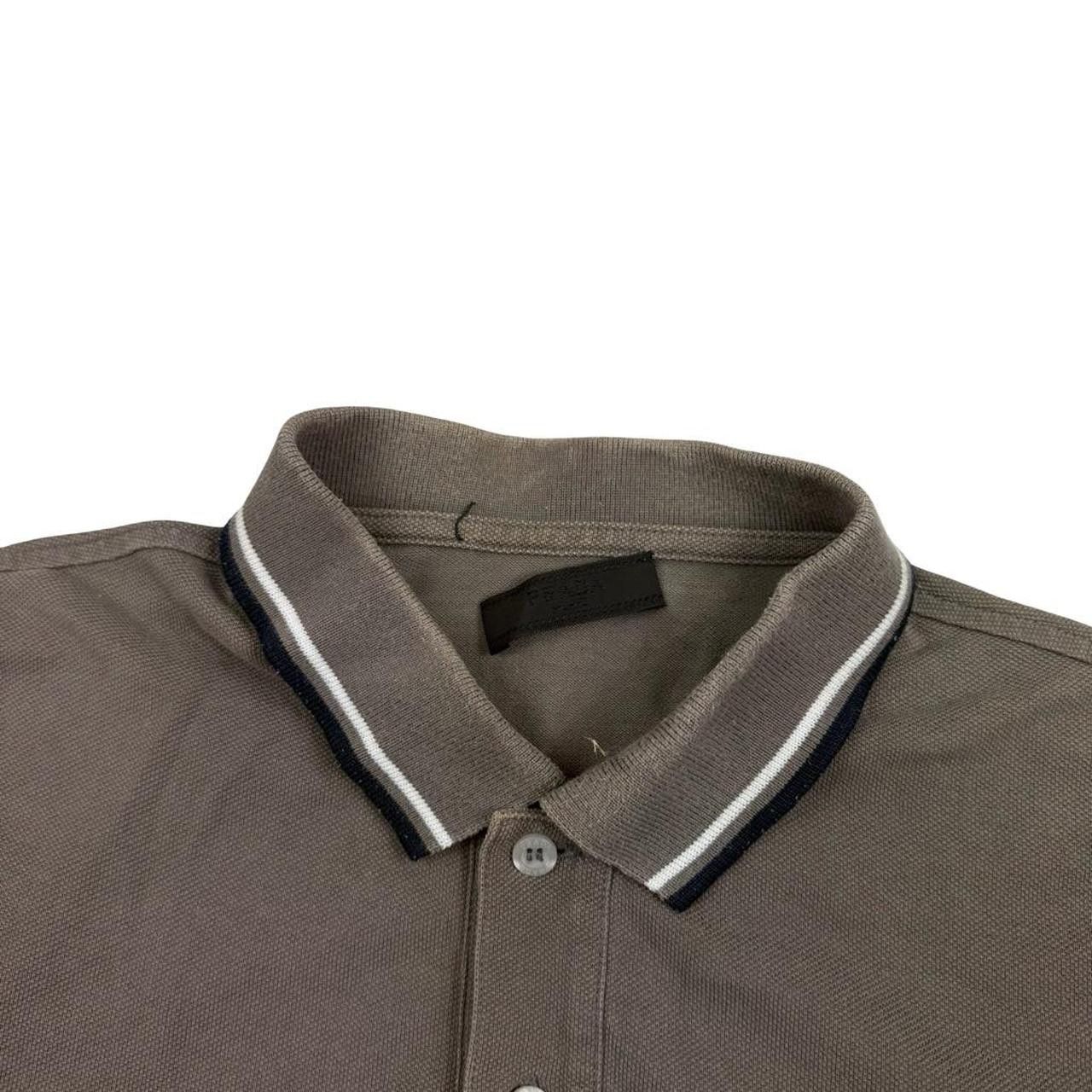 Prada Gray Prada Sport Red Tab Polo Shirt - Medium Size US M / EU 48-50 / 2 - 5 Thumbnail