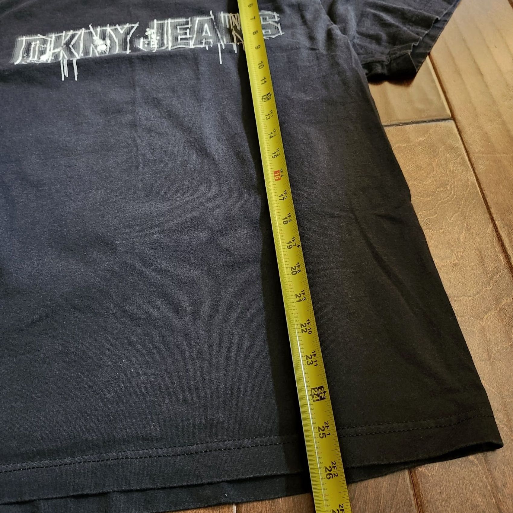 DKNY DKNY Men's Black Logo Shirt - Size L, Regular Fit, Crew Neck, Cotton, T-Shirt, Left Logo, Solid, Men, DKNY, Honduras, Fall, Summer, Spring Size US L / EU 52-54 / 3 - 7 Thumbnail