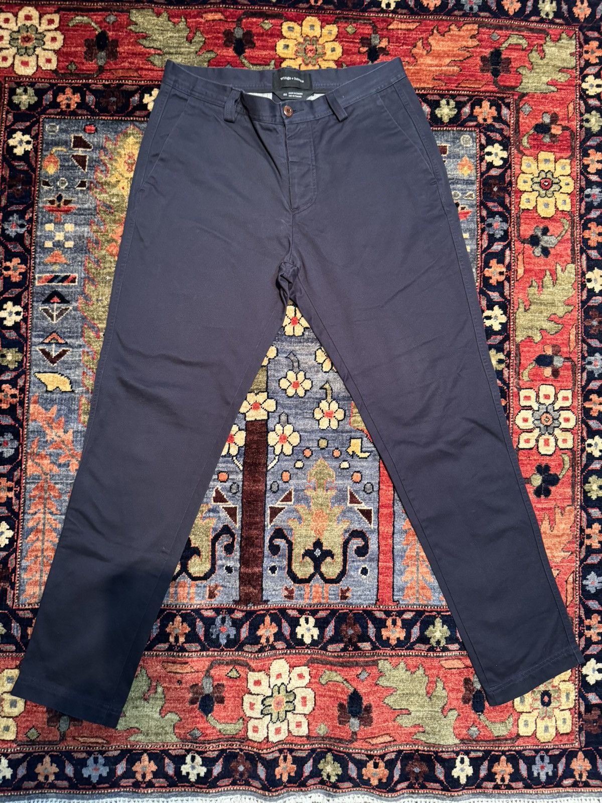 Wings + Horns Wings + Horns Navy Tokyo Pant Size US 32 / EU 48 - 1 Thumbnail