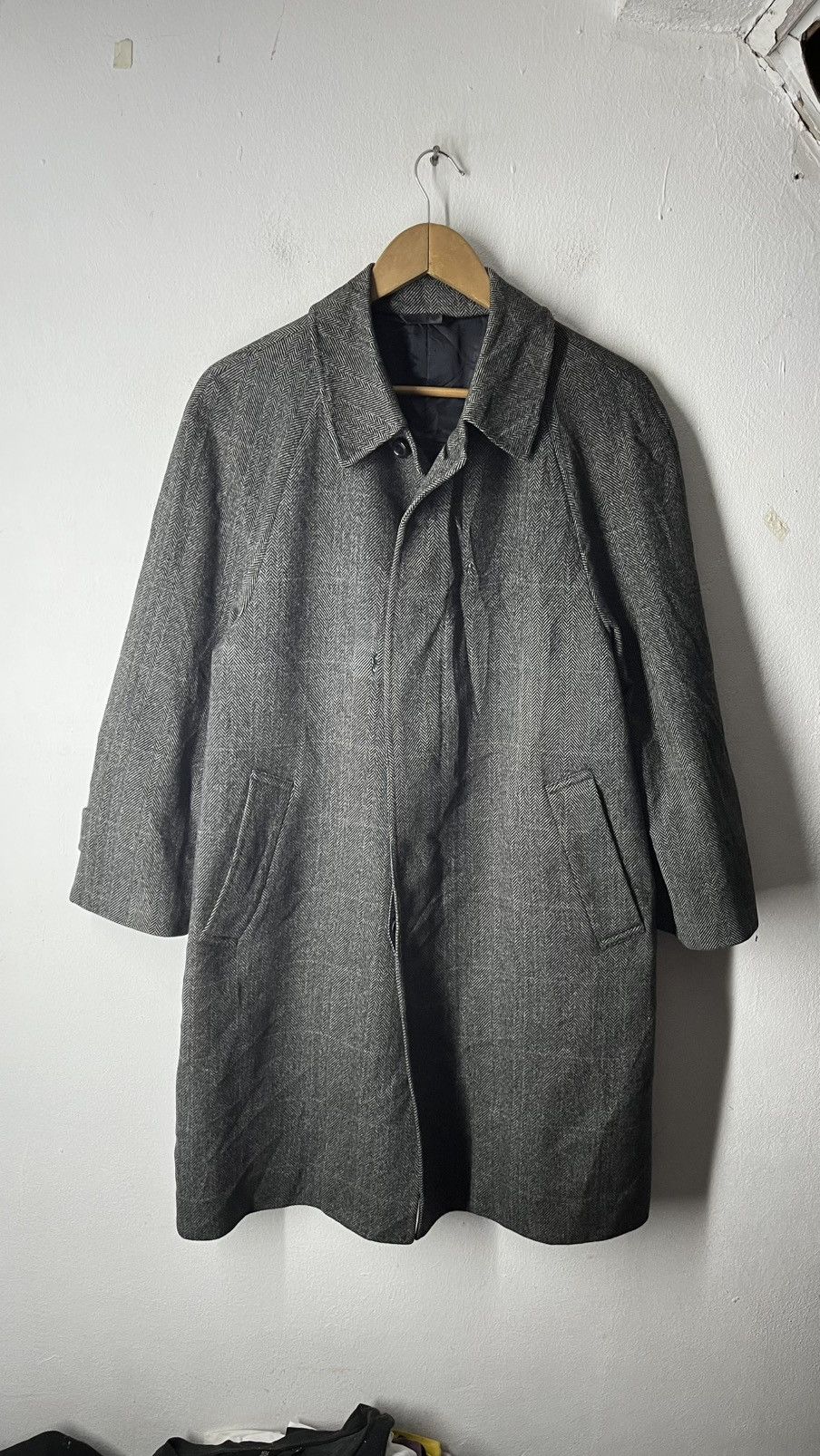 Hardy Amies HARDY AMIES CASHMERE LONG COAT WOOL PARKA JACKET Size US M / EU 48-50 / 2 - 11 Thumbnail
