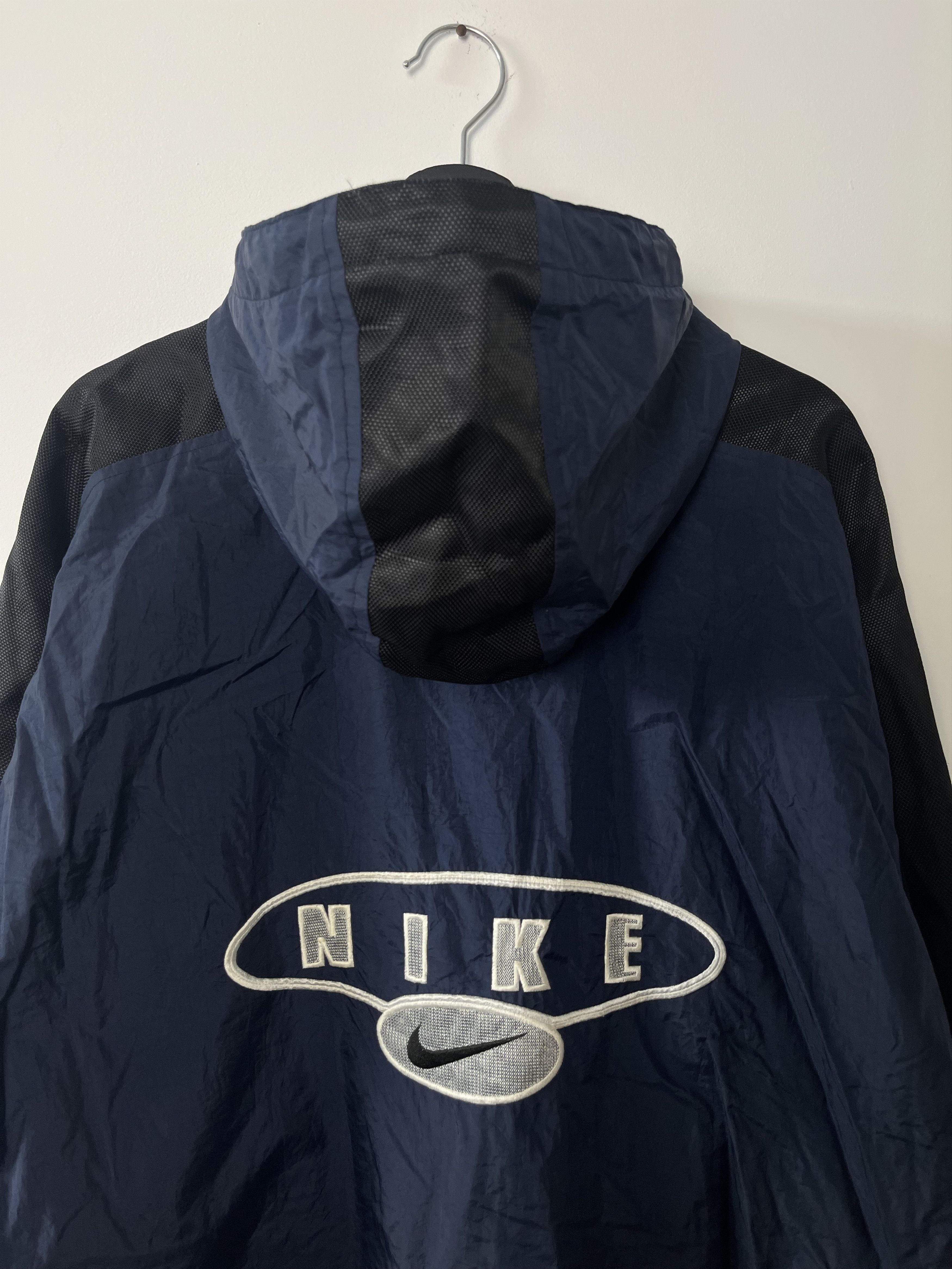 Nike × Vintage Nike Windbreaker Zip Up Lined Jacket Size XXL Blue Size US XXL / EU 58 / 5 - 3 Thumbnail