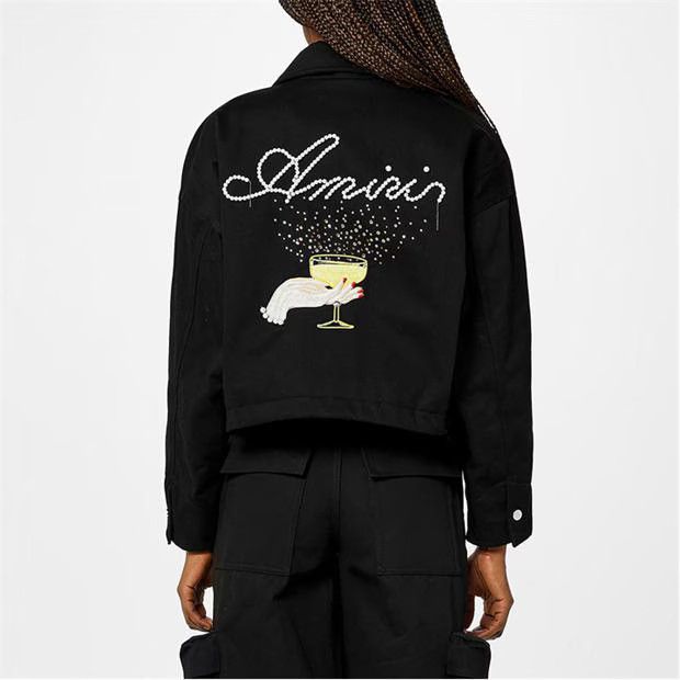 Amiri o1g2r1mq0824 Jacket in Black Size S / US 4 / IT 40 - 6 Thumbnail
