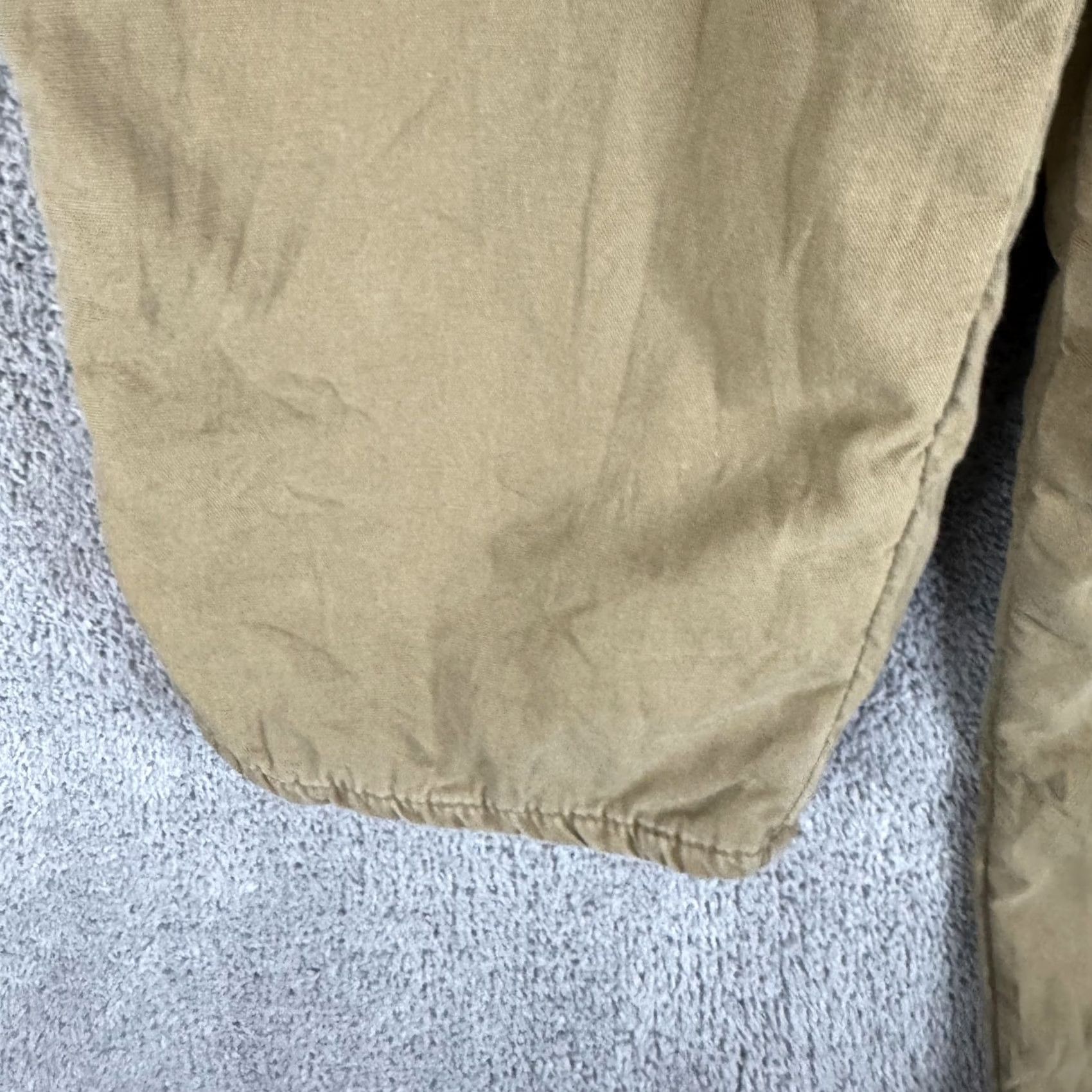 Wrangler Wrangler Carpenter Pants Mens 38x32 Beige Canvas Workwear Insulated Lined Pockets Thermal Front Zip Relaxed Straight Casual Workwear Size US 38 / EU 54 - 5 Thumbnail
