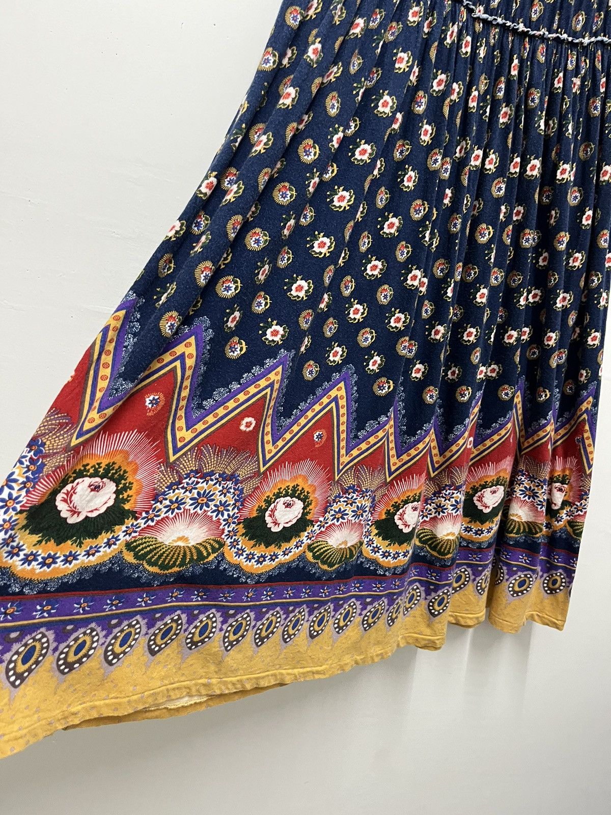 Sunao Kuwahara Vintage SunaoKuwahara Floral Cotton Skirt Women Size M Size 30" / US 8 / IT 44 - 4 Thumbnail