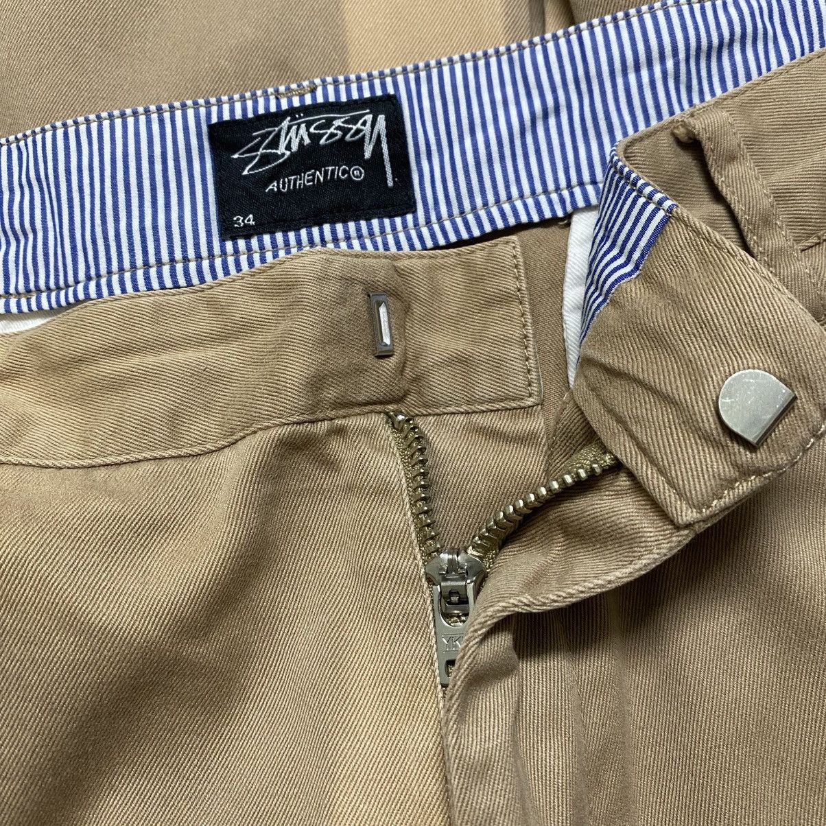 Stussy Stussy Chinos Spellout Pants Faded Size US 34 / EU 50 - 20 Thumbnail