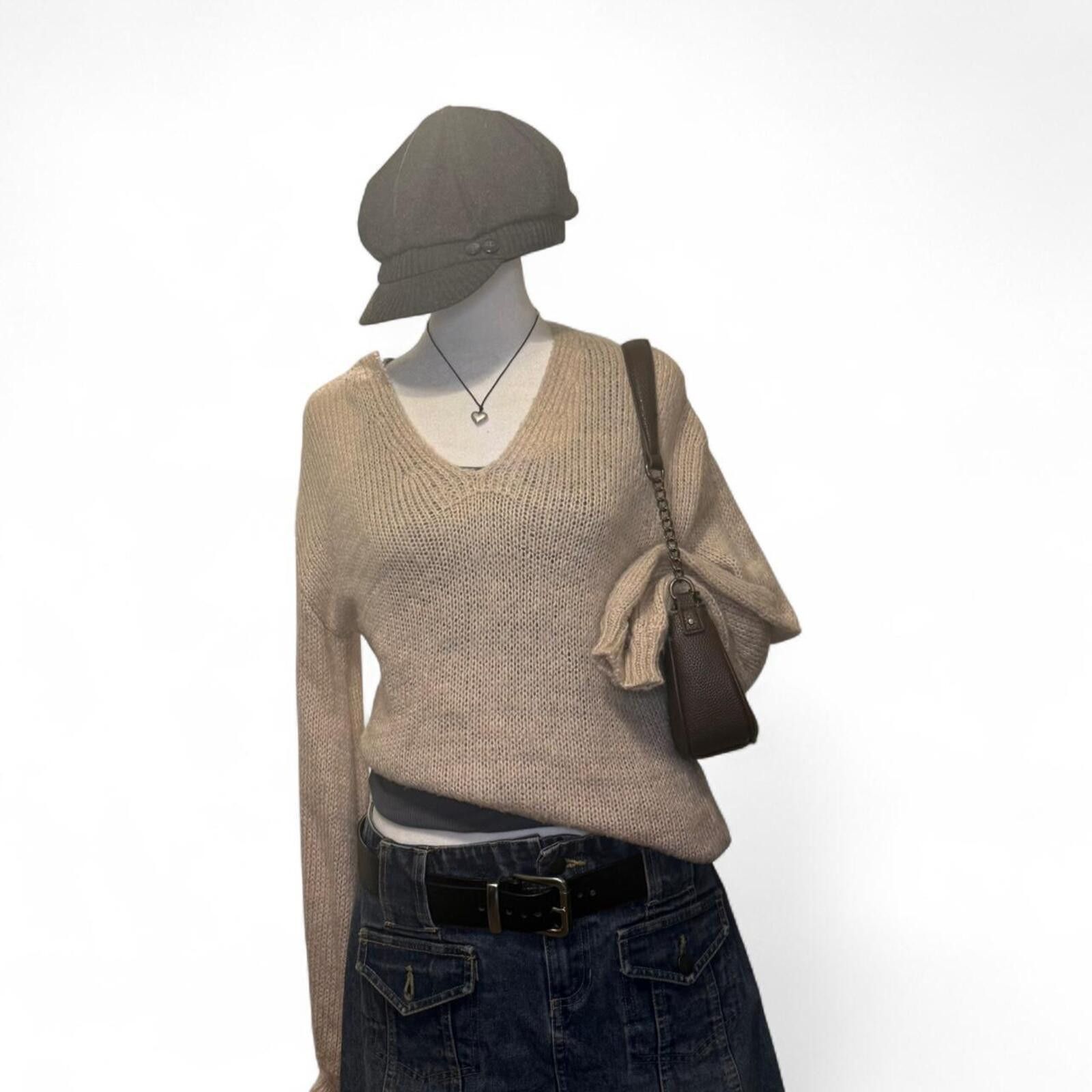 Other vintage y2k rue21 open back knit sweater Size S / US 4 / IT 40 - 1 Thumbnail