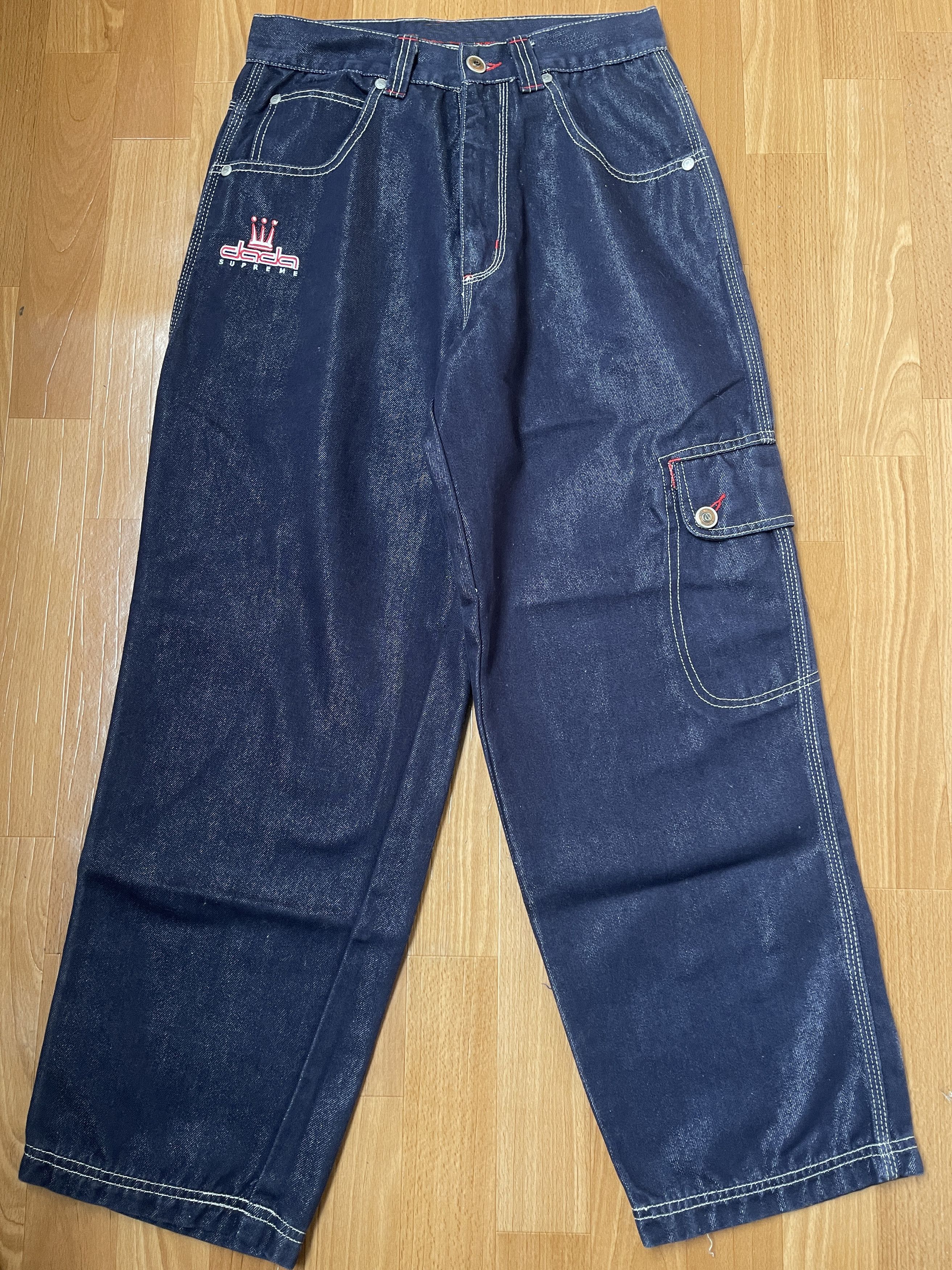 Damani Dada Damani Dada jeans, vintage baggy jeans, 90s hip hop size 26 Size US 26 / EU 42 - 5 Thumbnail