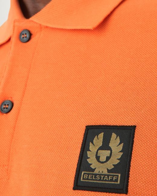 Belstaff Belstaff Polo T-Shirt XL/XXL Orange Lightweight Cotton Size US XXL / EU 58 / 5 - 3 Thumbnail