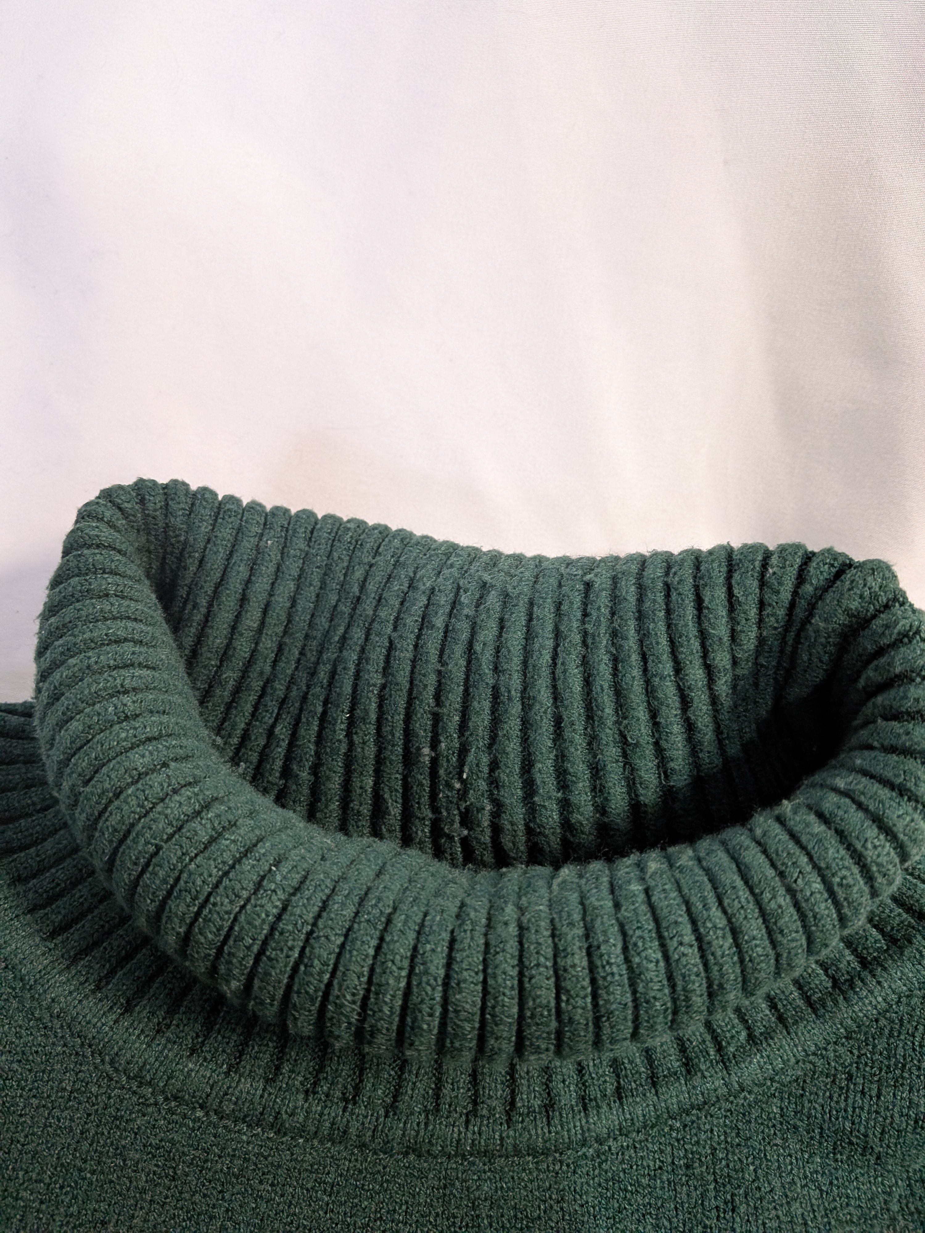 AMI Ami Paris Ami de Coeur Oversized Turtleneck Sweater Green XL Size US XL / EU 56 / 4 - 7 Thumbnail