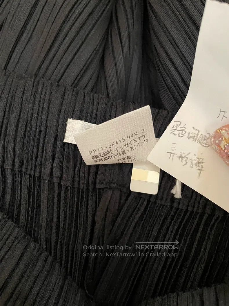 Issey Miyake Issey Miyake size:3 Black Irregular Pants Size 22" - 5 Thumbnail