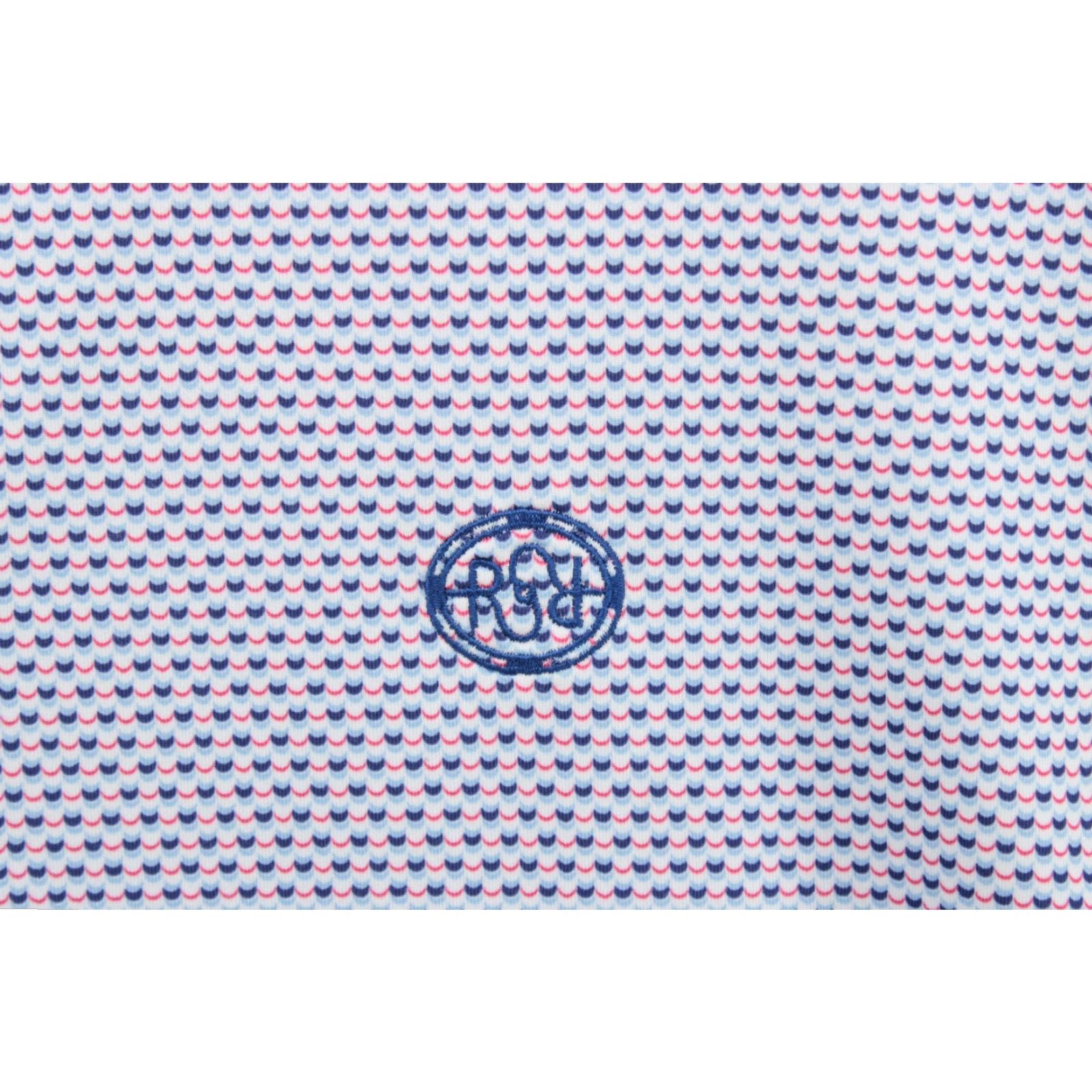 Peter Millar Peter Millar Polo Shirt Blue Summer Comfort Men’s XXL Geometric Performance Golf Shirt Size US XXL / EU 58 / 5 - 5 Thumbnail