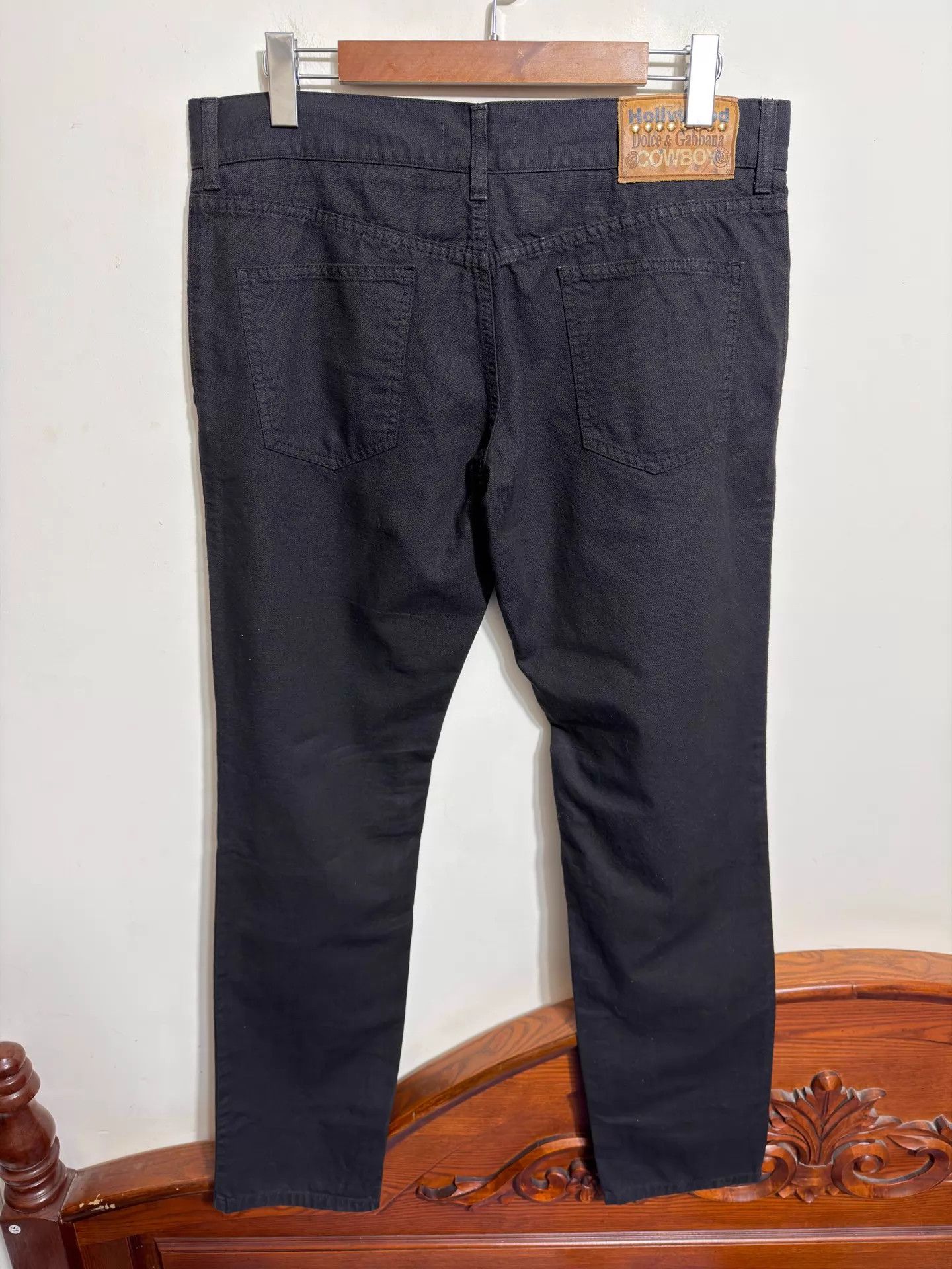 Dolce & Gabbana Dolce&Gabbana low-rise slim charcoal black washed pants 50EU Size US 34 / EU 50 - 2 Thumbnail