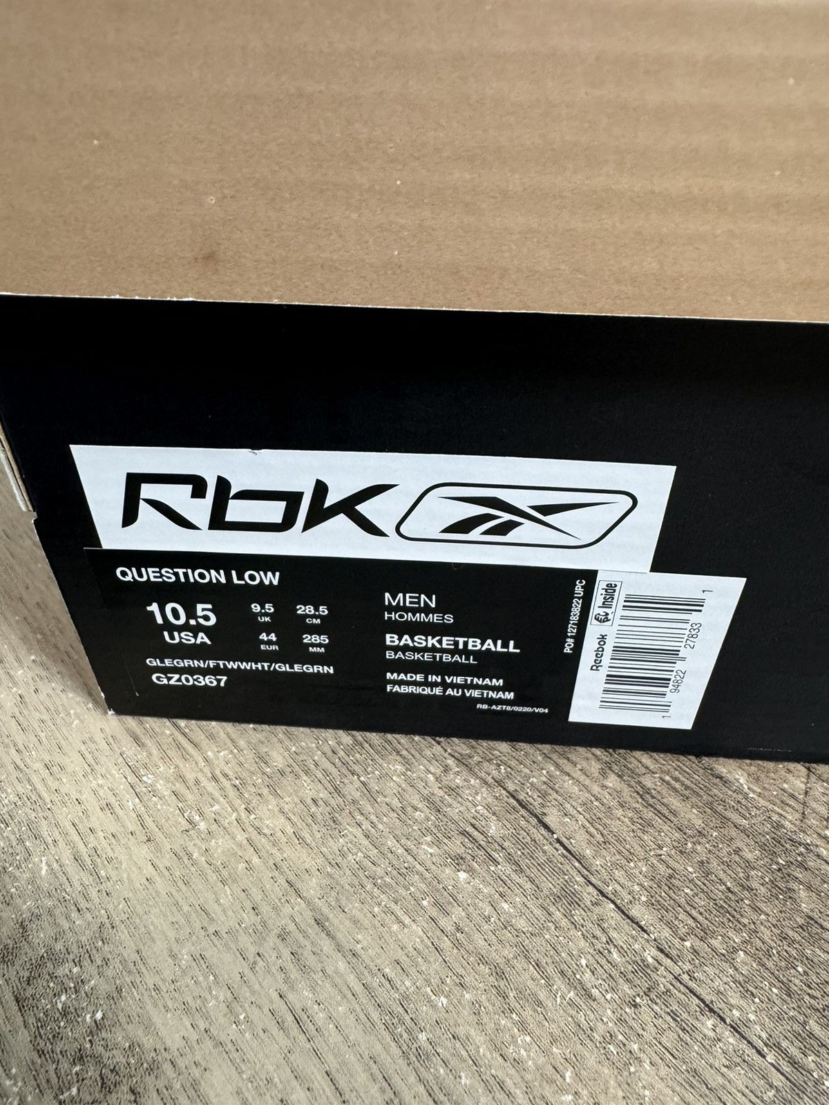 Reebok NEW Reebok Question Low Green Toe Size 10.5 Men's White Size US 10.5 / EU 43-44 - 8 Thumbnail