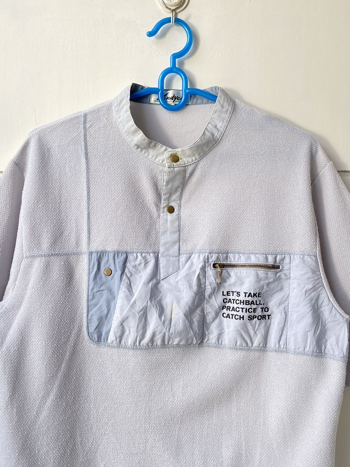 Designer × Japanese Brand VANDYCK Pocket Knit T-Shirt Size US S / EU 44-46 / 1 - 3 Thumbnail