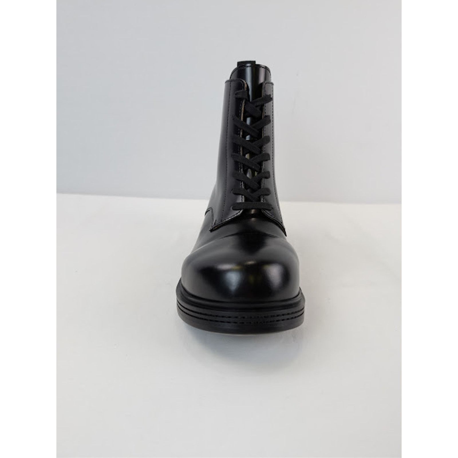 Bottega Veneta o1rshd1 Fireman Ankle Boots in Brushed Vinyl Black Size US 10 / EU 43 - 15 Thumbnail