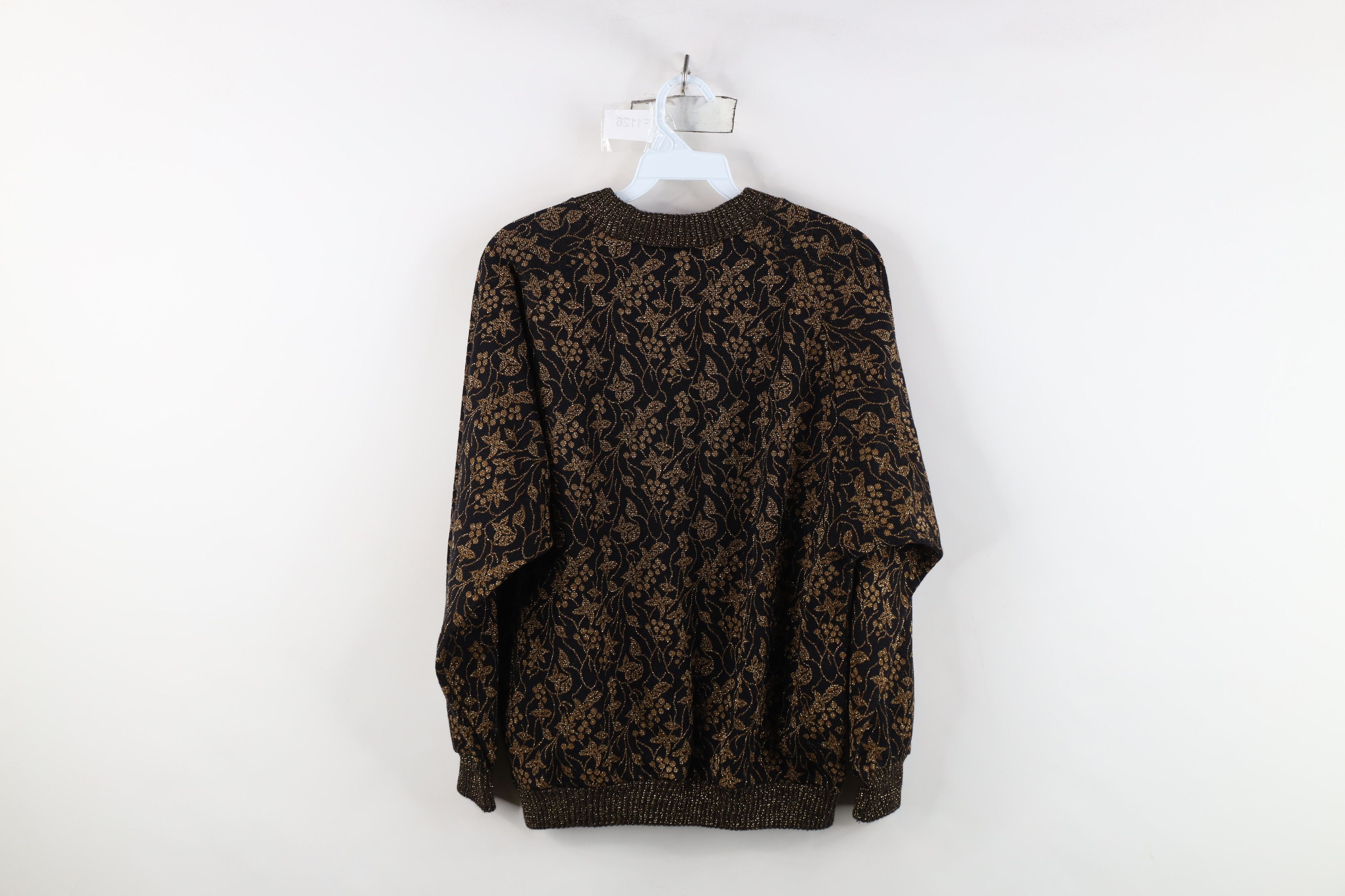 Vintage Vintage 80s 90s Streetwear Knit Flower Crewneck Sweater USA Size M / US 6-8 / IT 42-44 - 8 Thumbnail