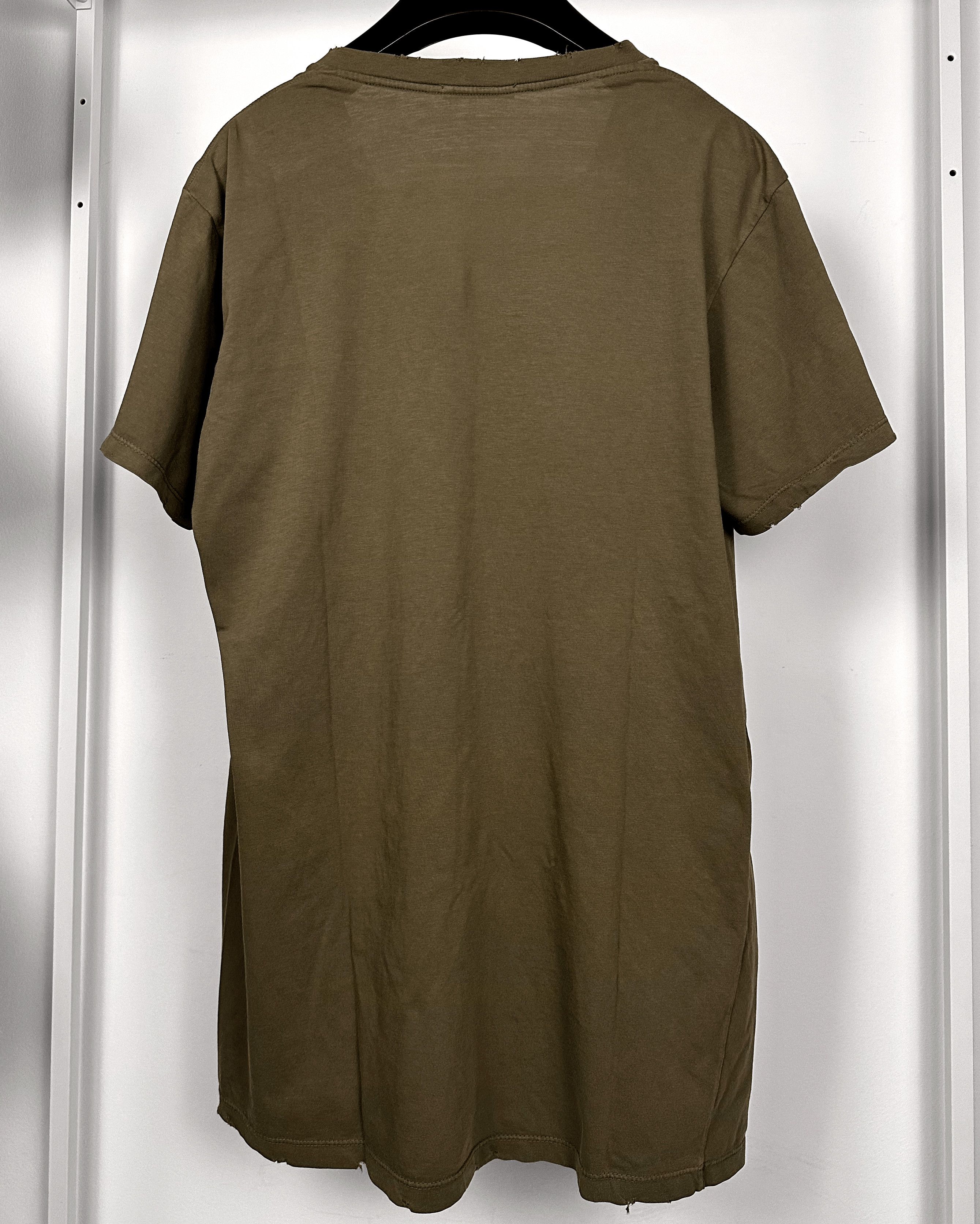 Balmain Balmain Studded Khaki T-Shirt Size US L / EU 52-54 / 3 - 6 Thumbnail