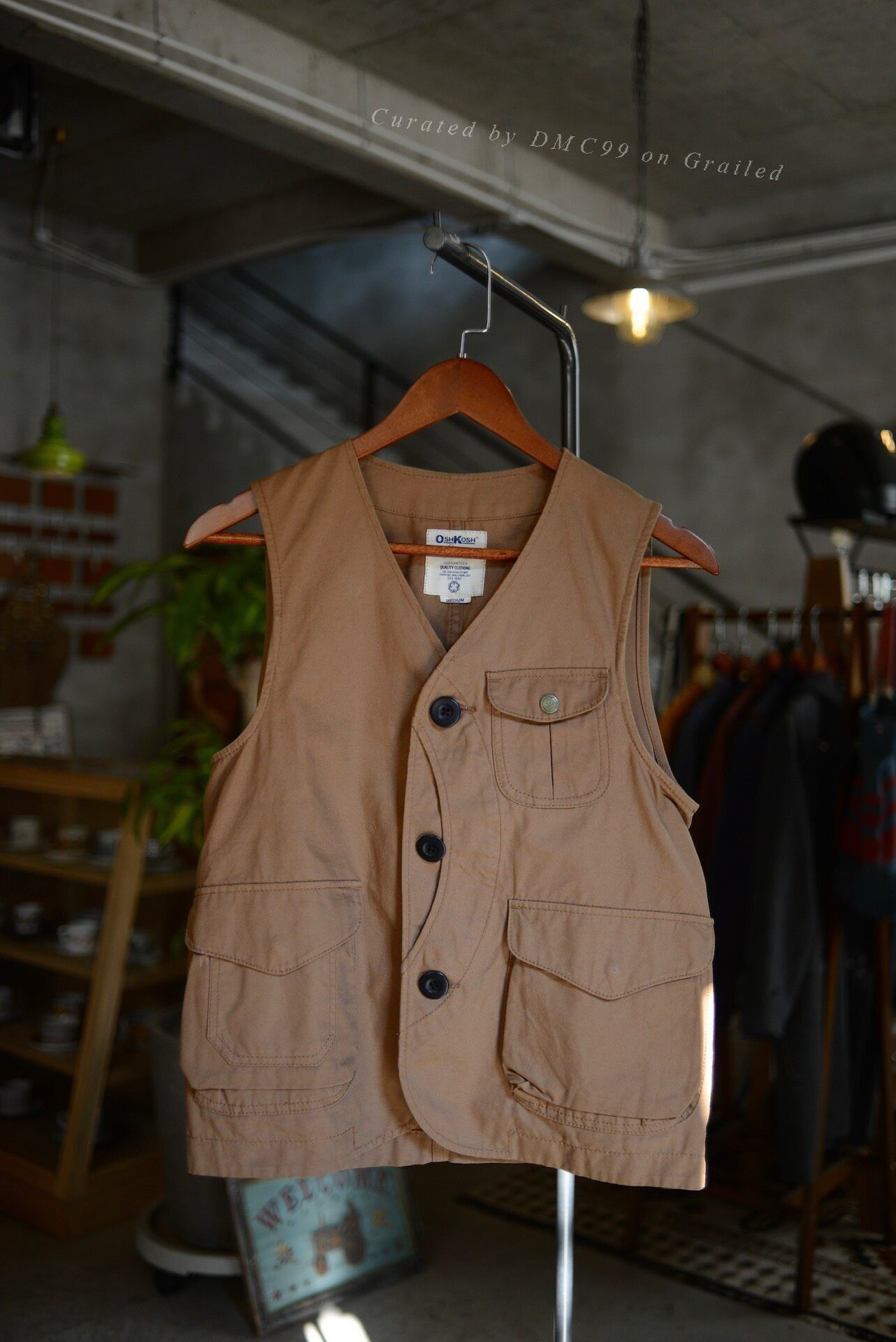 Vintage Vintage Oshkosh Brown Hunting Vest Size US M / EU 48-50 / 2 - 1 Thumbnail