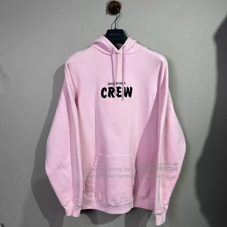 Balenciaga Balenciaga Pink Crew Neck Sweatshirt Size US XS / EU 42 / 0 - 1 Thumbnail