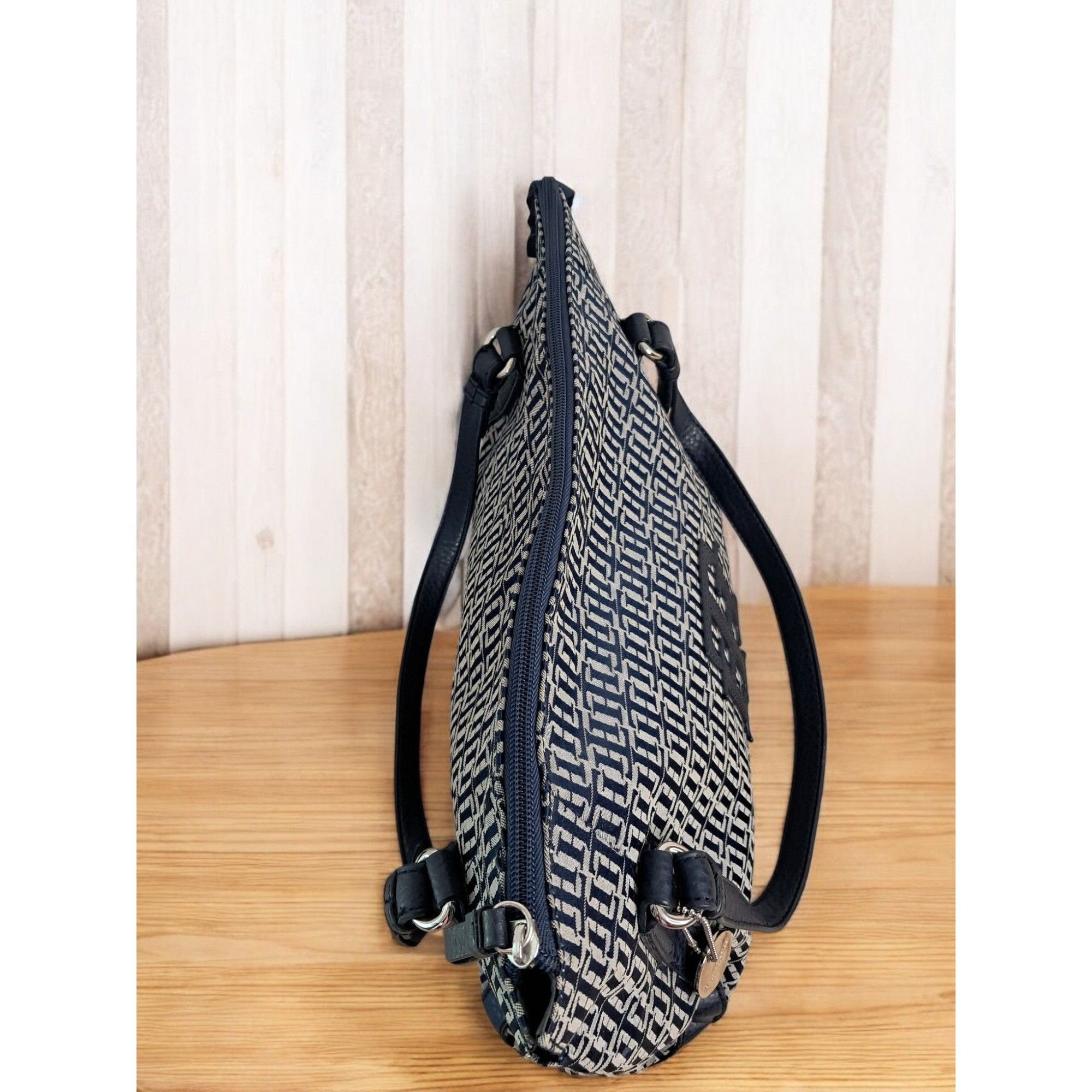 Tommy Hilfiger Tommy Hilfiger Large Monogram Shoulder Tote Bag Size ONE SIZE - 5 Thumbnail