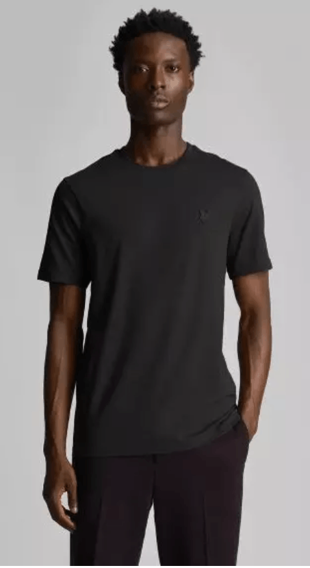 Lyle & Scott LYLE & SCOTT TONAL EAGLE T-SHIRT JET BLACK TS400TON Z865-M Size US M / EU 48-50 / 2 - 1 Thumbnail