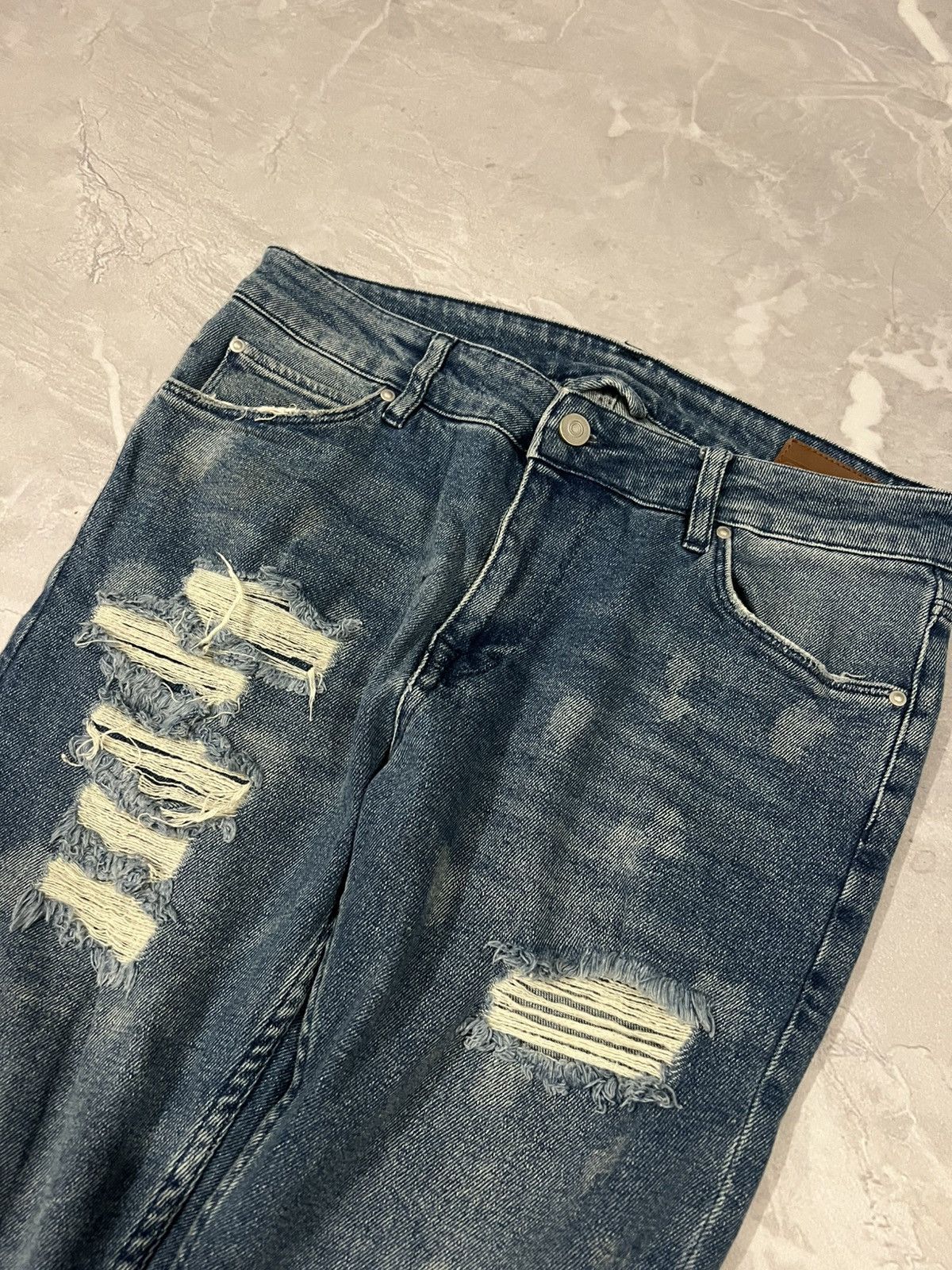 Japanese Brand Multi-pocket Distressed Archive / Vintage Slim Fit Glamour Size US 32 / EU 48 - 5 Thumbnail