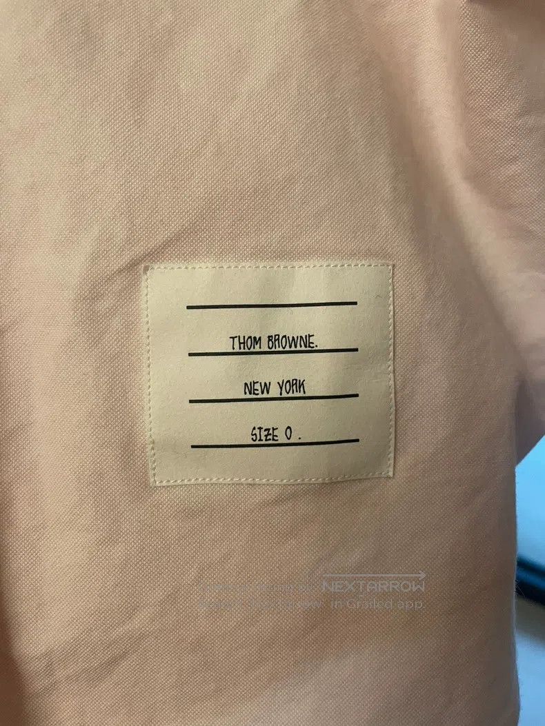 Thom Browne Thom Browne Pink Shirt Size US XS / EU 42 / 0 - 5 Thumbnail