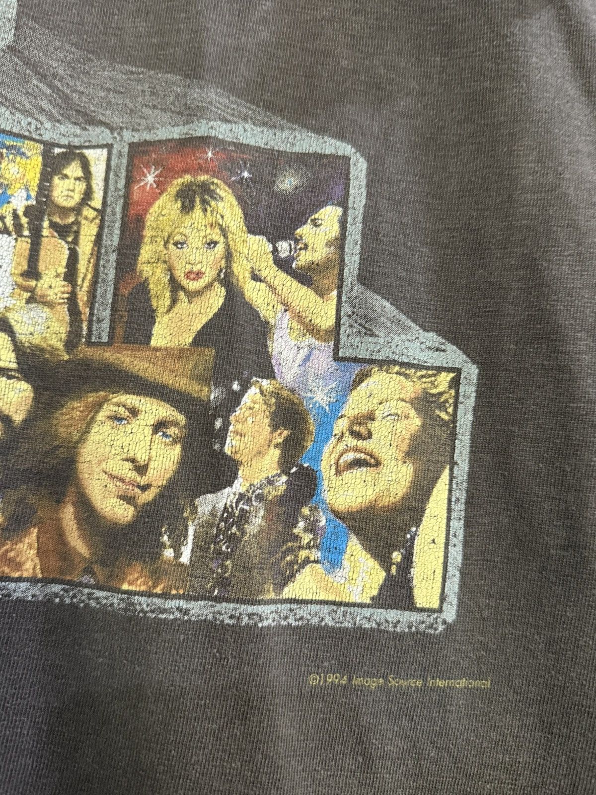 Band Tees Thrashed Vintage 90s Rock N Roll Band SunFaded Rolling Stone Size US M / EU 48-50 / 2 - 3 Thumbnail