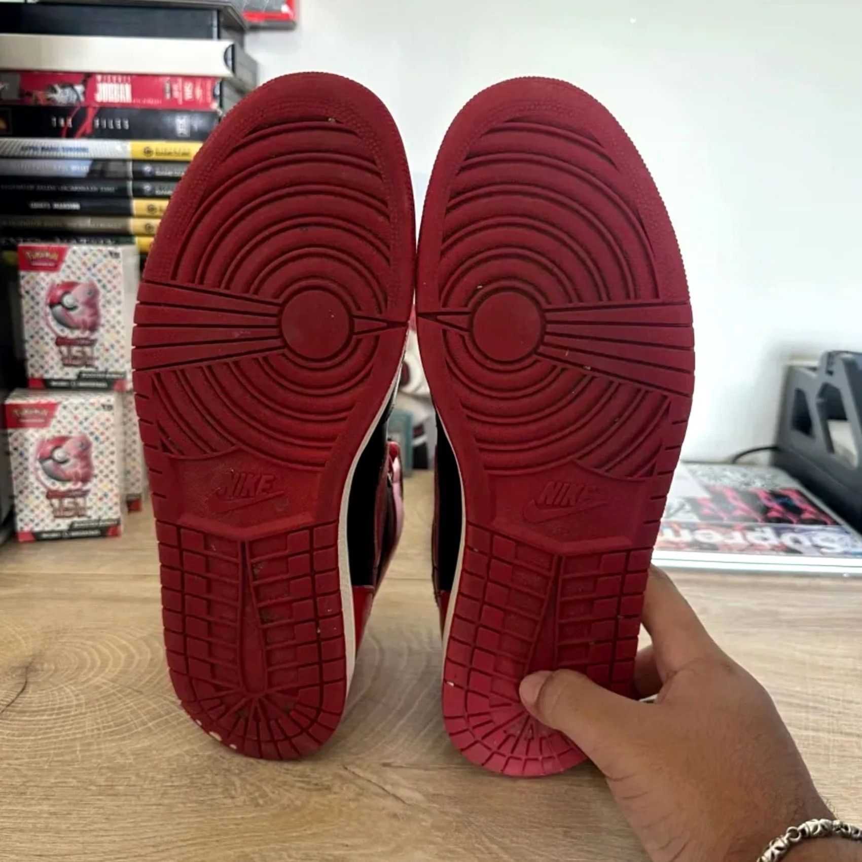 Nike 8. Keywords: Air Jordan 1, High Retro DMP, Chicago Bulls, Men's, Size 11, AS IS, FLAWS SHOWN, PRE-OWNED, NO BOX Size US 11 / EU 44 - 6 Thumbnail