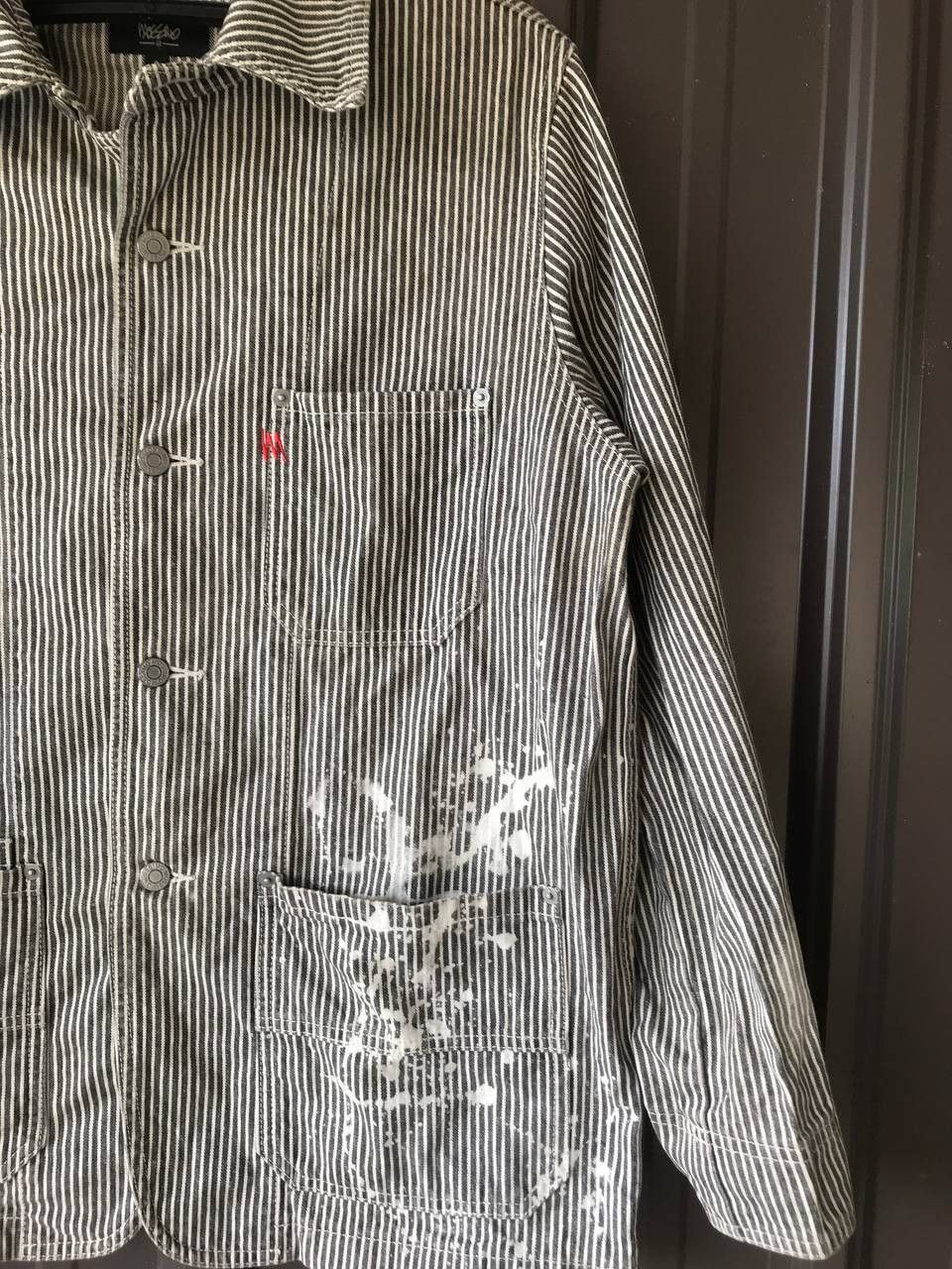Japanese Brand Mossimo Japan Hickory Chore Painter Style Jacket Size US M / EU 48-50 / 2 - 2 Thumbnail
