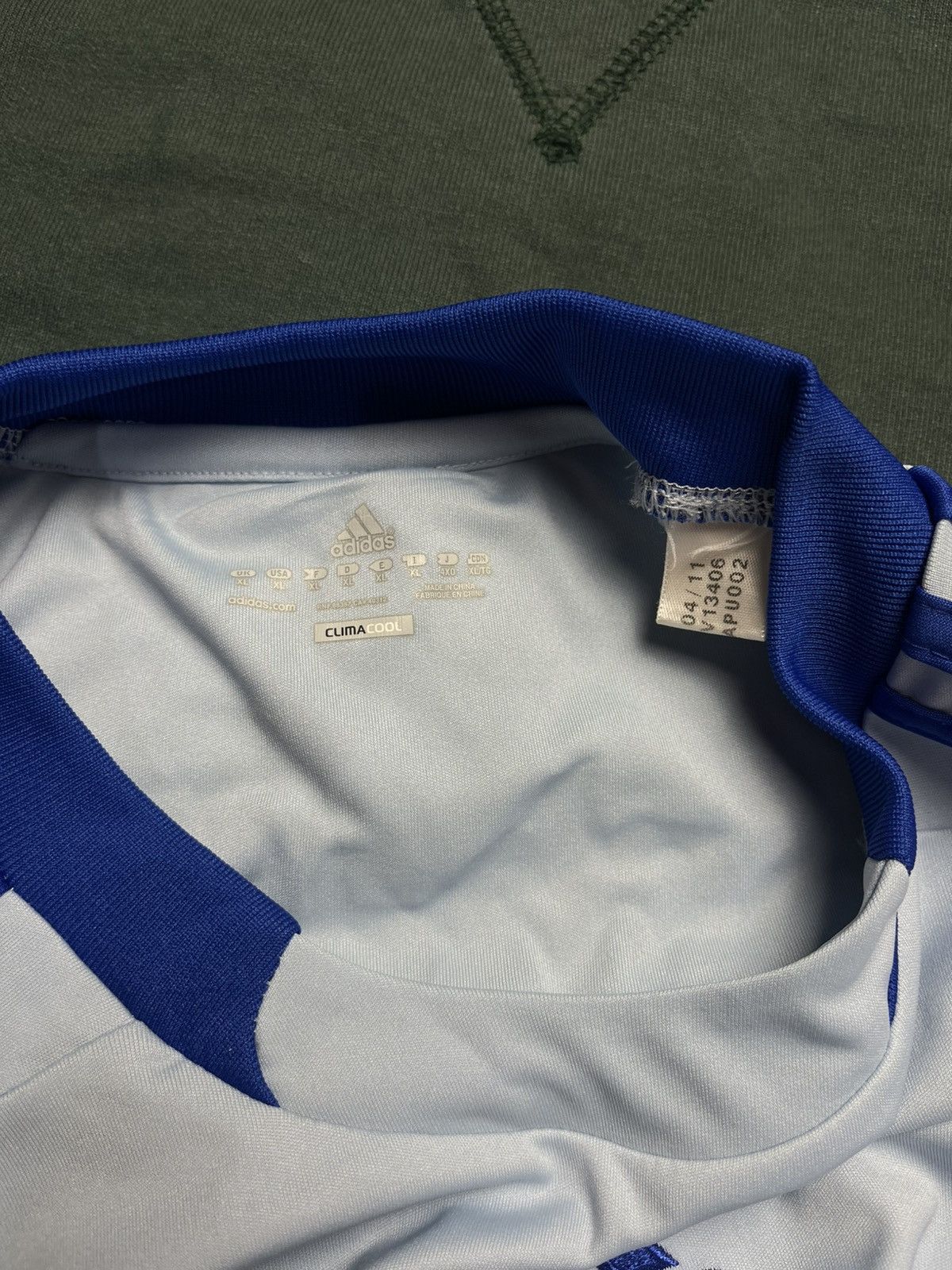 Adidas 🌐ADIDAS SCHALKE 04 VINTAGE FOOTBALL JERSEY BINA 2011 Size US XL / EU 56 / 4 - 3 Thumbnail