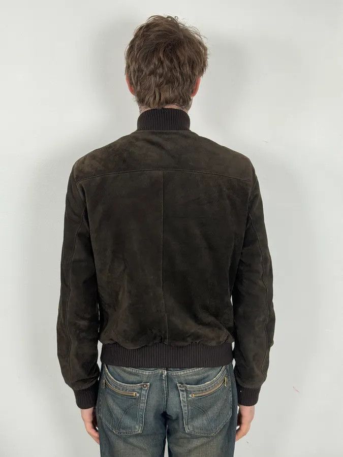 Vintage 2000s Massimo Rebechi Brown Suede Leather Jacket Size US M / EU 48-50 / 2 - 3 Thumbnail