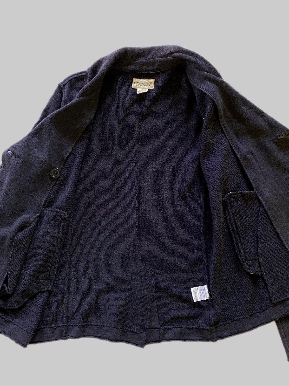 Denim & Supply Ralph Lauren Double Breasted Cotton Jacket Embroidered Sleeves Size US S / EU 44-46 / 1 - 12 Thumbnail