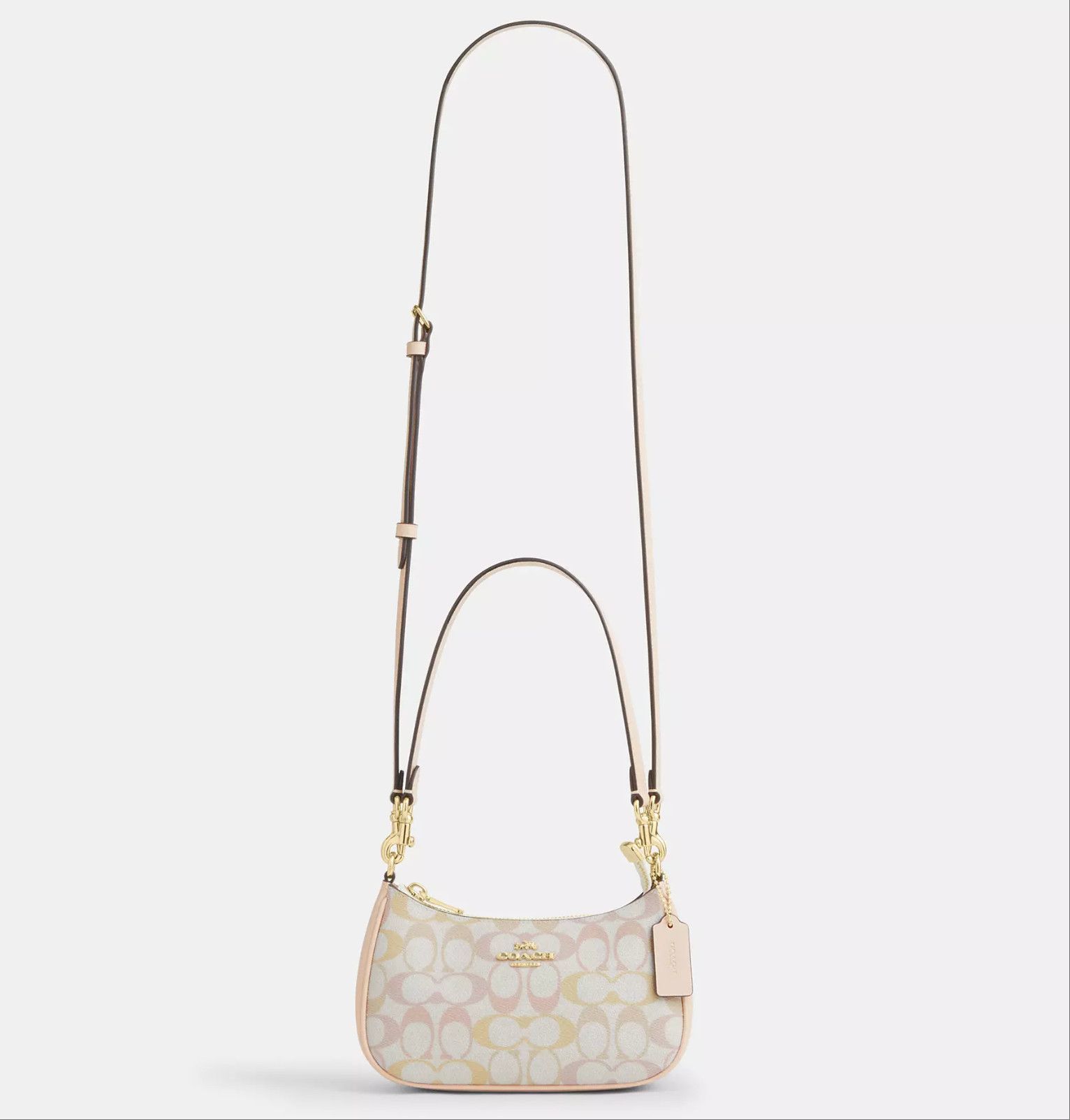 Coach Teri Mini Crossbody Bag In Pretty Signature Canvas CDW52 Size ONE SIZE - 16 Thumbnail