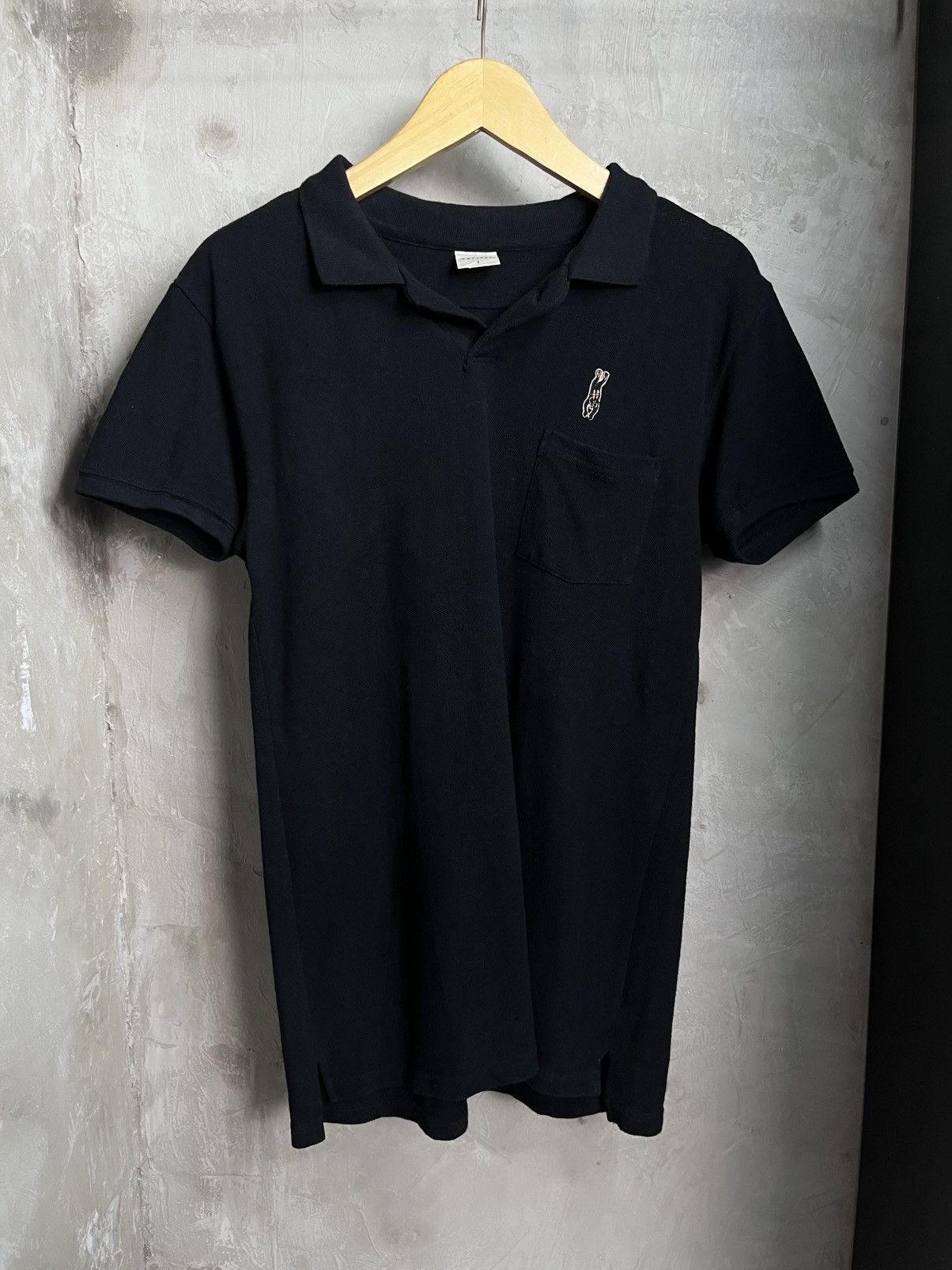 Kapital Kapital Inc Ski Embroidery Logo Black Polo Shirt Size US M / EU 48-50 / 2 - 1 Thumbnail